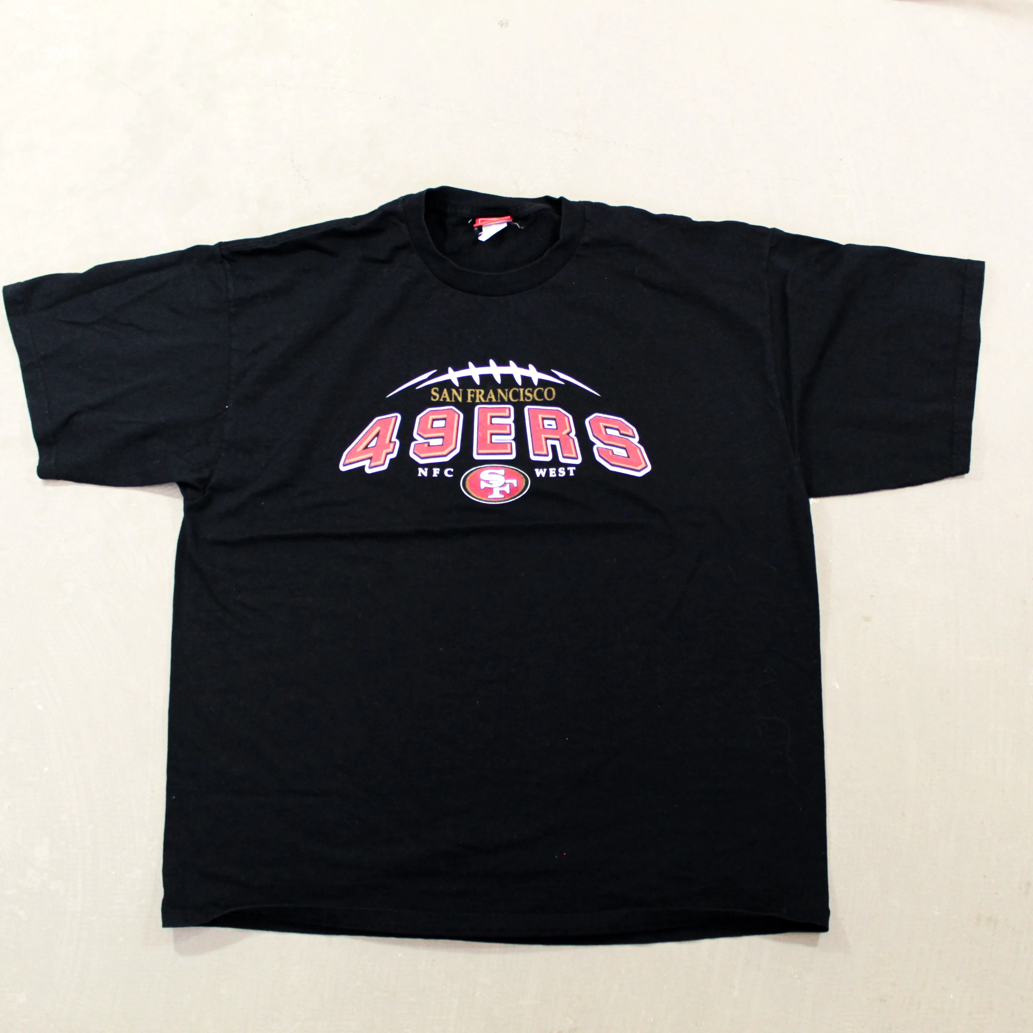 D- Vintage San Francisco 49ers NFL Text Tee sold by HG Vintage