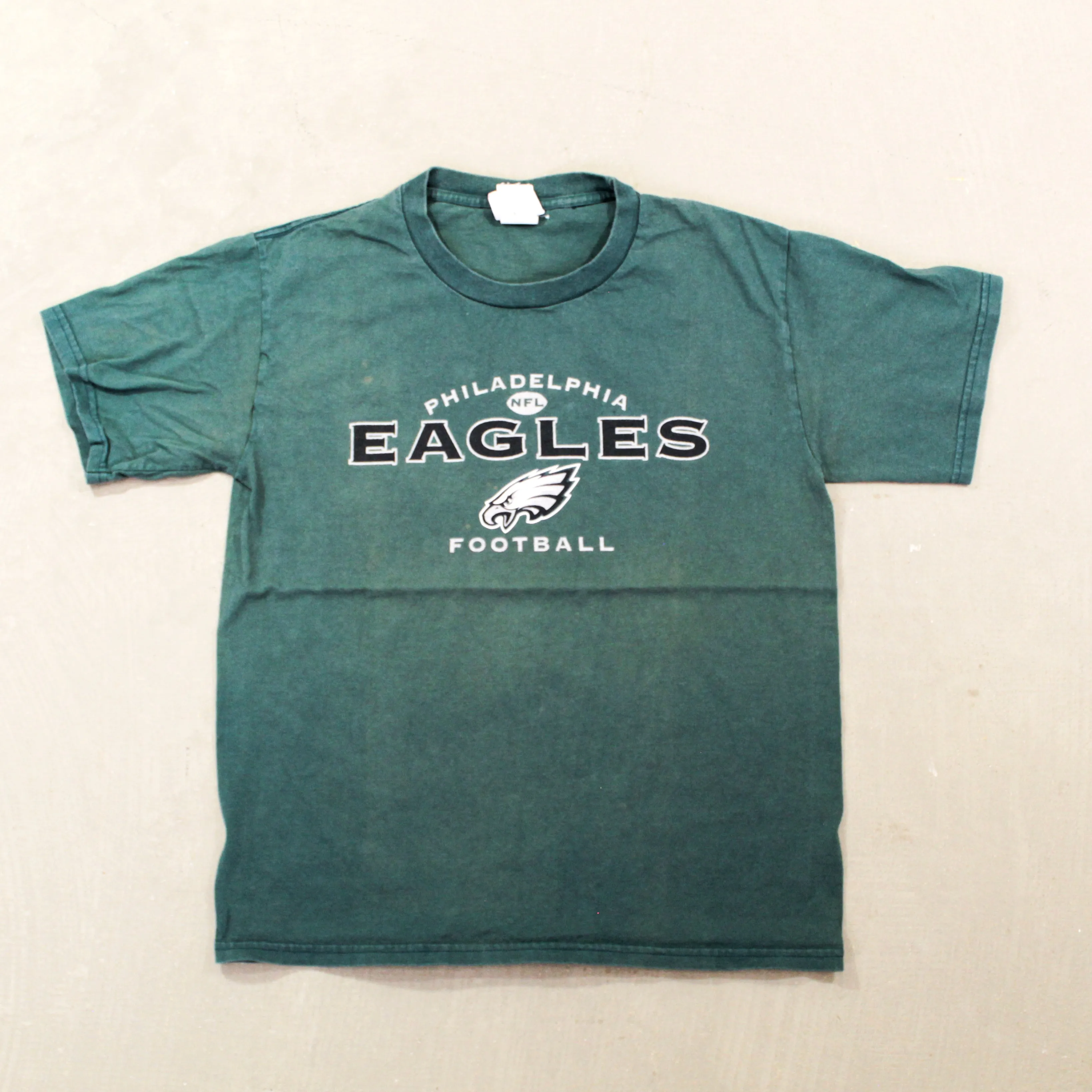 D- Vintage Philadelphia Eagles NFL Text & Logo Tee sold by HG Vintage