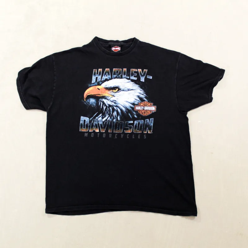 D- Vintage Harley Davidson Saskatchewan Canada Graphic Tee sold by HG Vintage