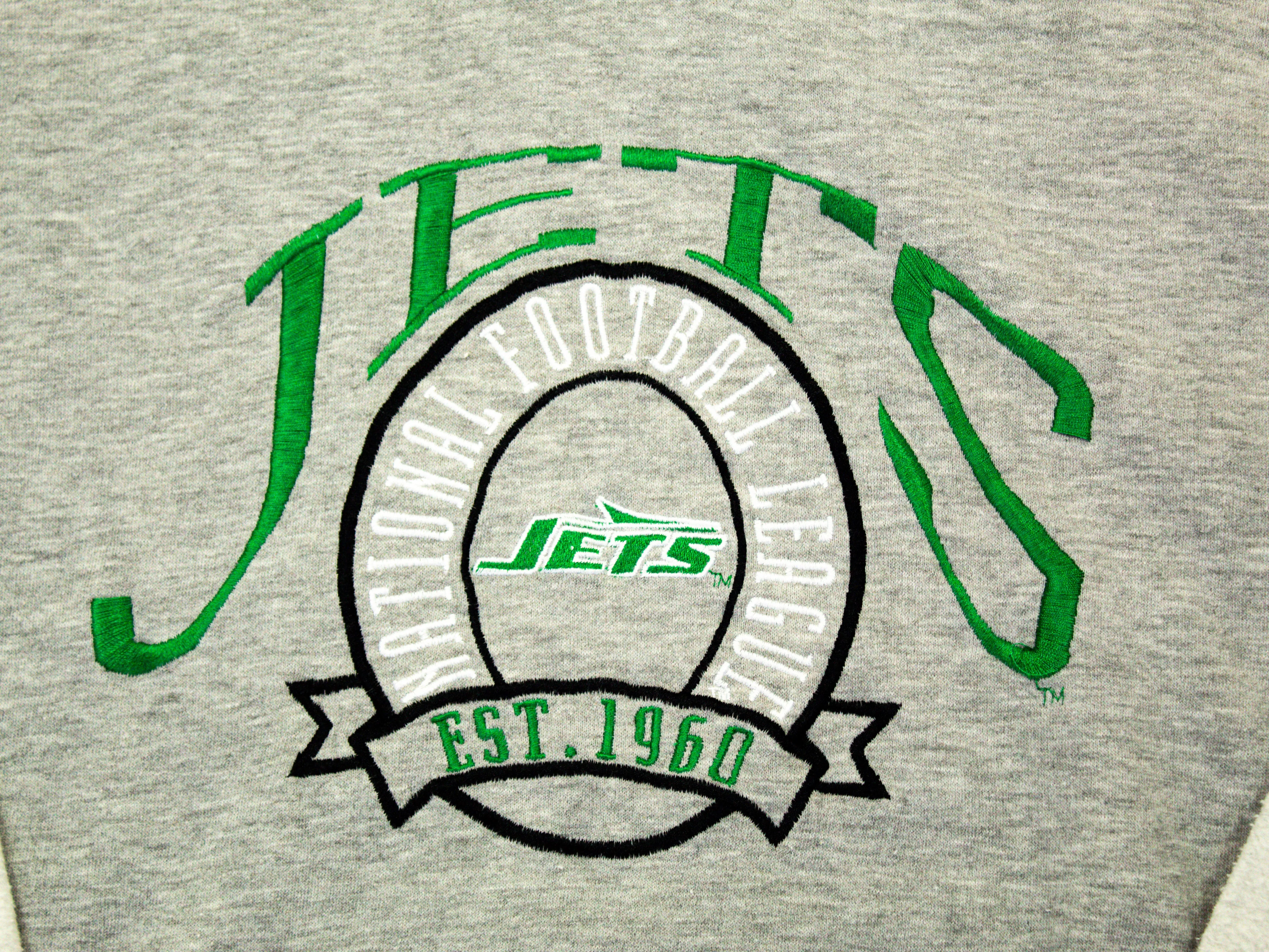 D- Vintage New York Jets NFL Lee Embroidered Text Crewneck sold by HG Vintage product image thumbnail 2
