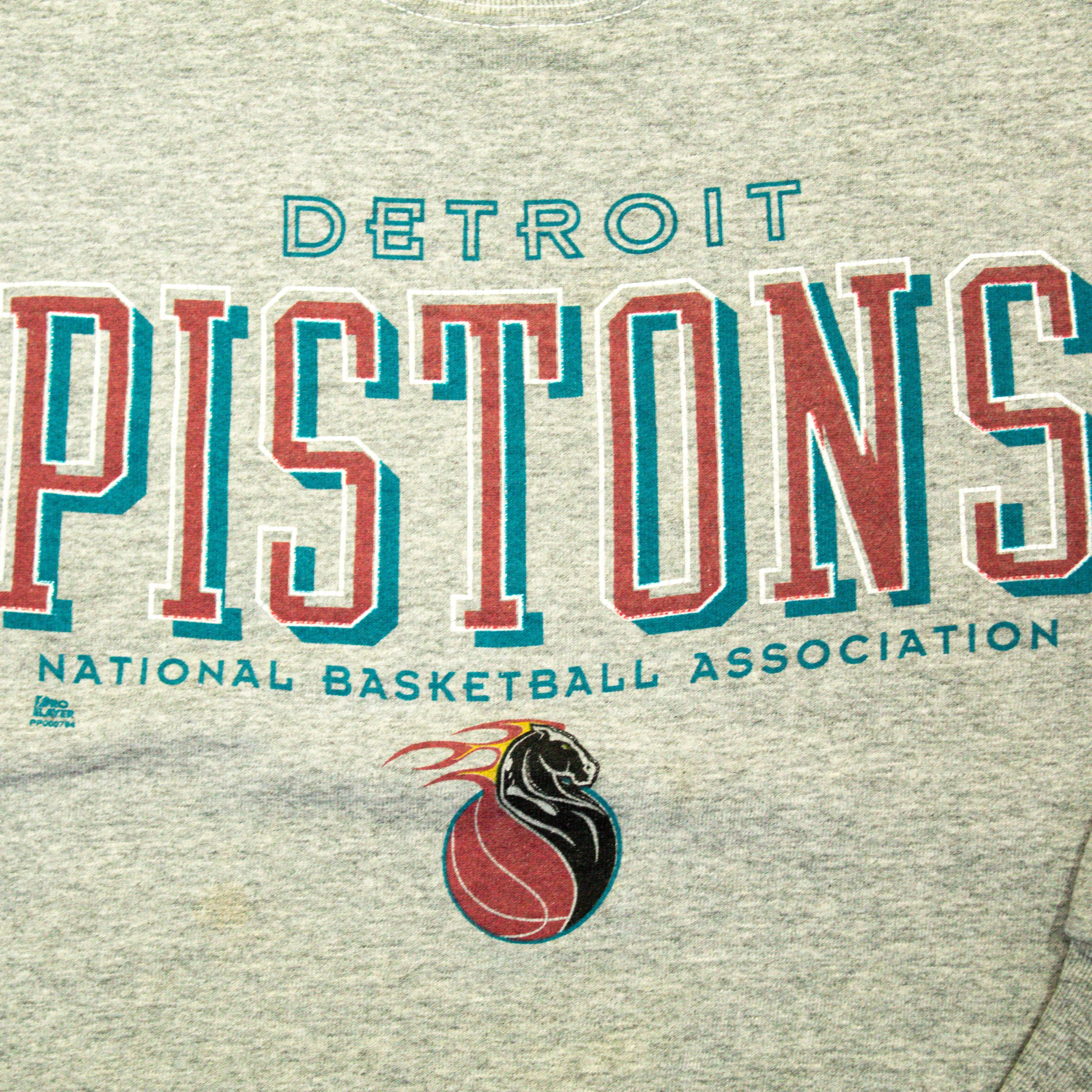 D- Vintage Detroit Pistons NBA Pro Player Text Crewneck sold by HG Vintage product image thumbnail 2