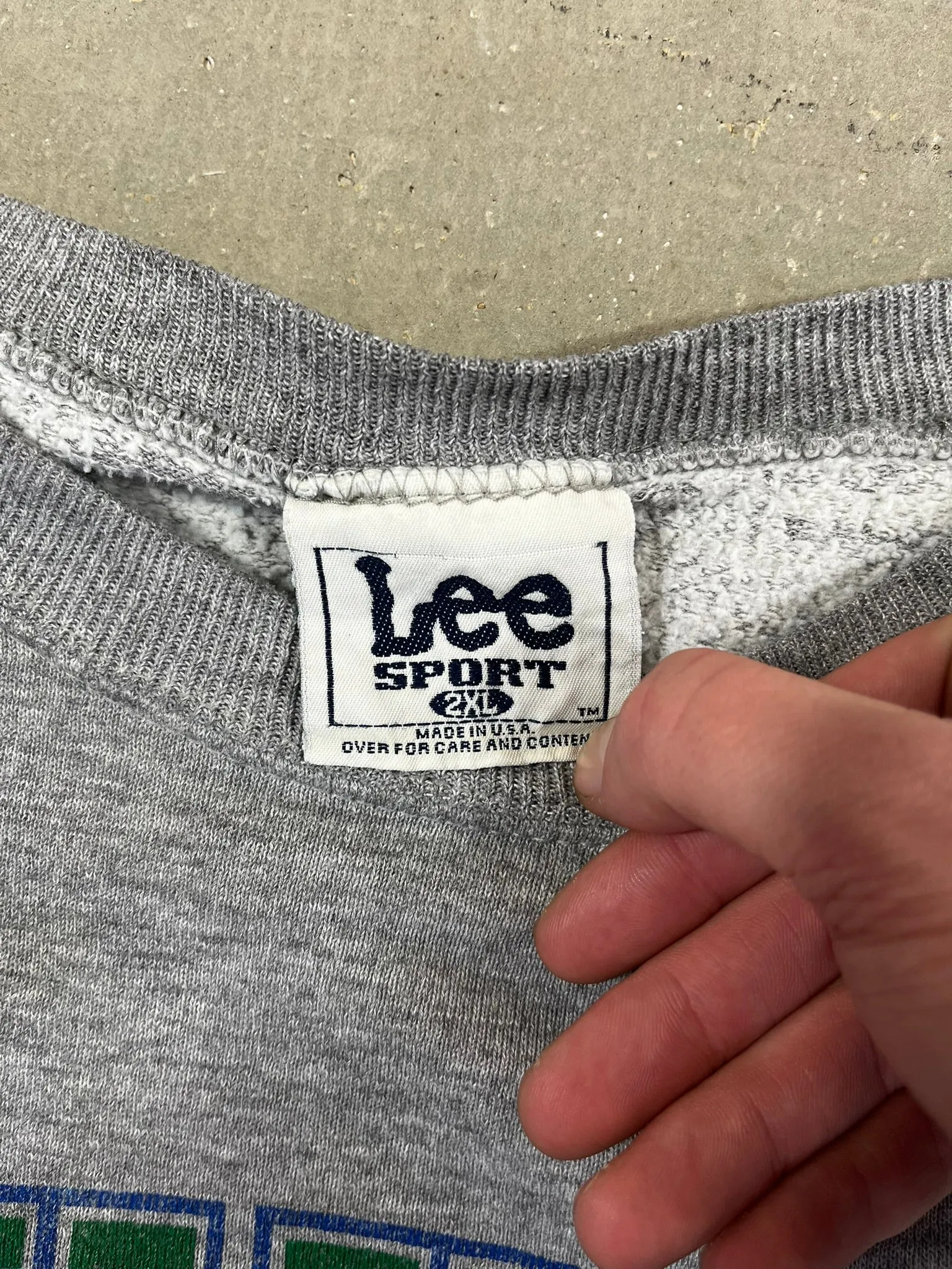 D- Vintage 1997 Seattle Seahawk NFL Lee Logo & Text Crewneck sold by HG Vintage product image thumbnail 5
