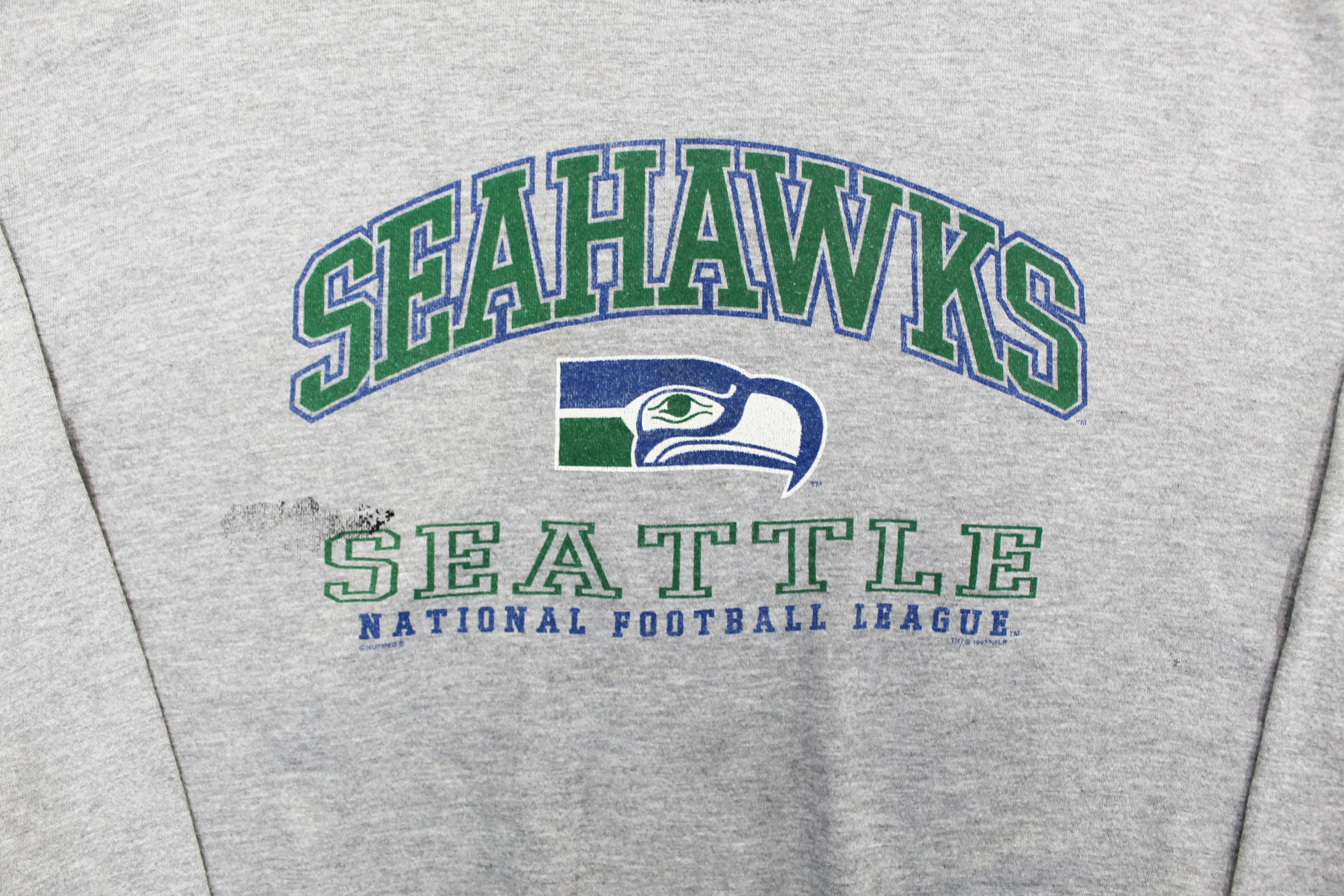 D- Vintage 1997 Seattle Seahawk NFL Lee Logo & Text Crewneck sold by HG Vintage product image thumbnail 2