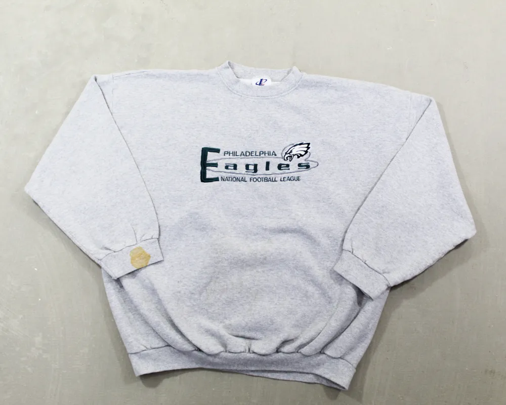 D- Vintage Philadelphia Eagles NFL Logo Athletic Crewneck made by NFL