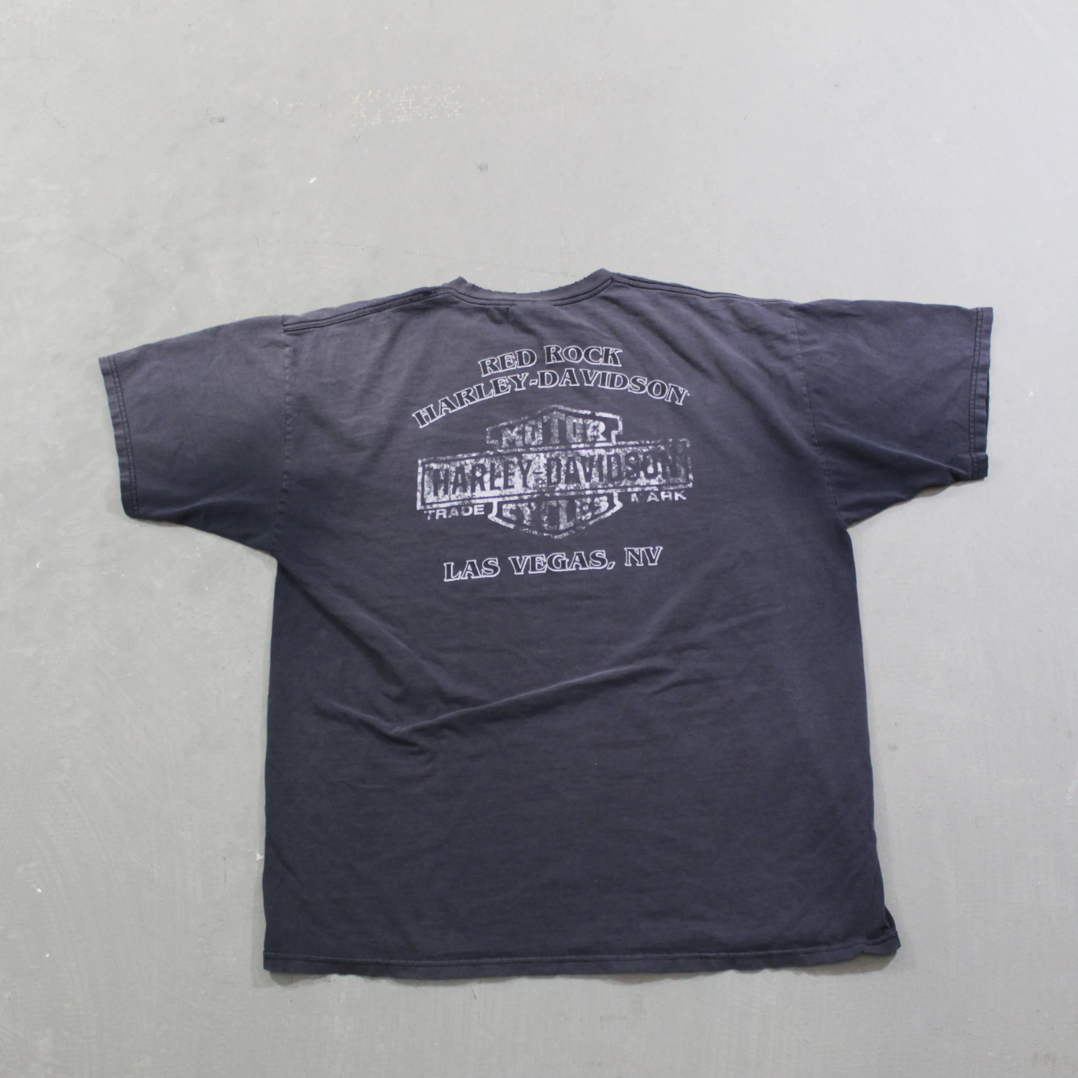 D- Vintage Harley Davidson Red Rock Las Vegas Graphic Tee sold by HG Vintage product image thumbnail 3