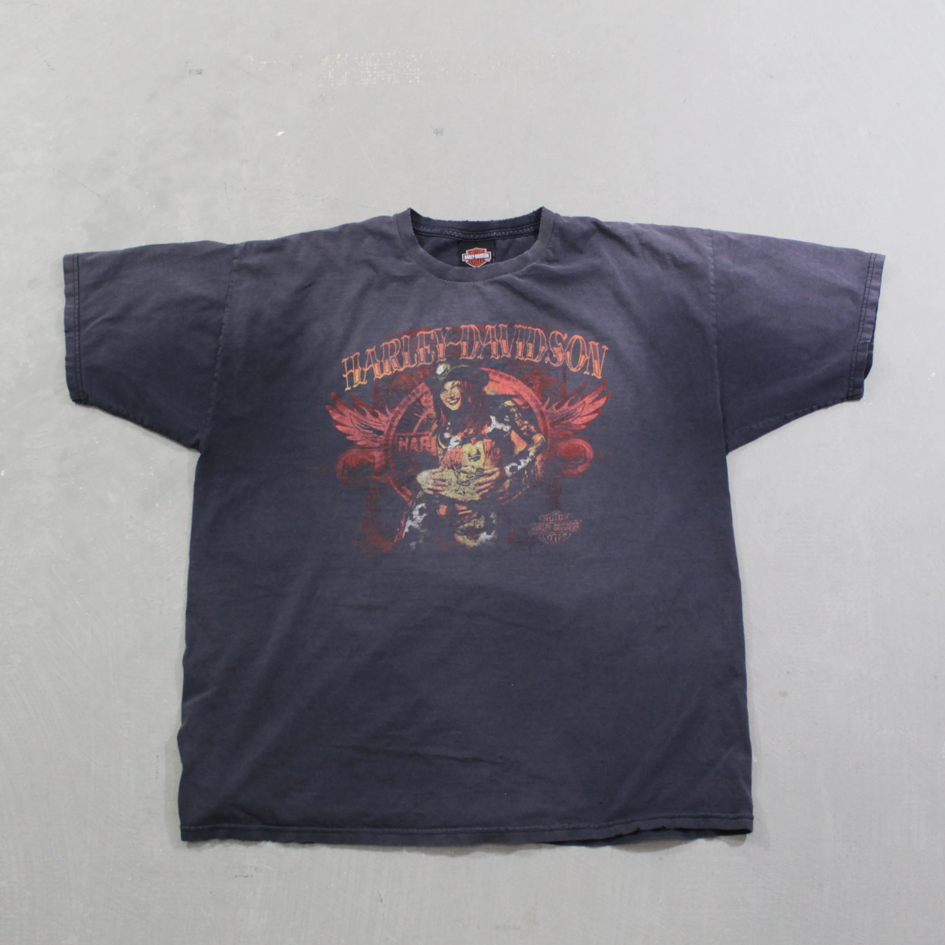 D- Vintage Harley Davidson Red Rock Las Vegas Graphic Tee sold by HG Vintage