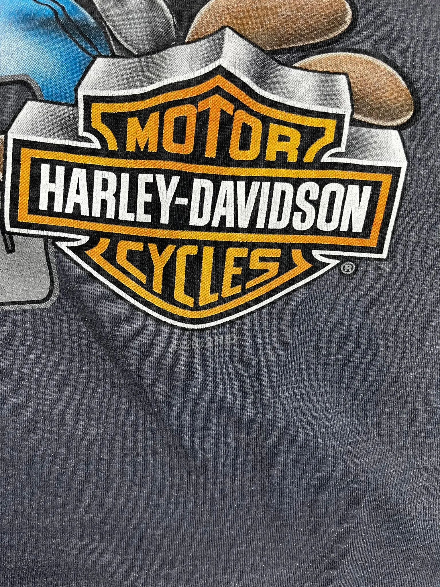 D- 2012 Harley Davidson Looney Tunes Kamloops BC Tee sold by HG Vintage product image thumbnail 5