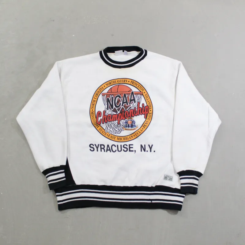 D- Vintage 1991 Logo 7 NCAA Basketball Championship Crewneck sold by HG Vintage