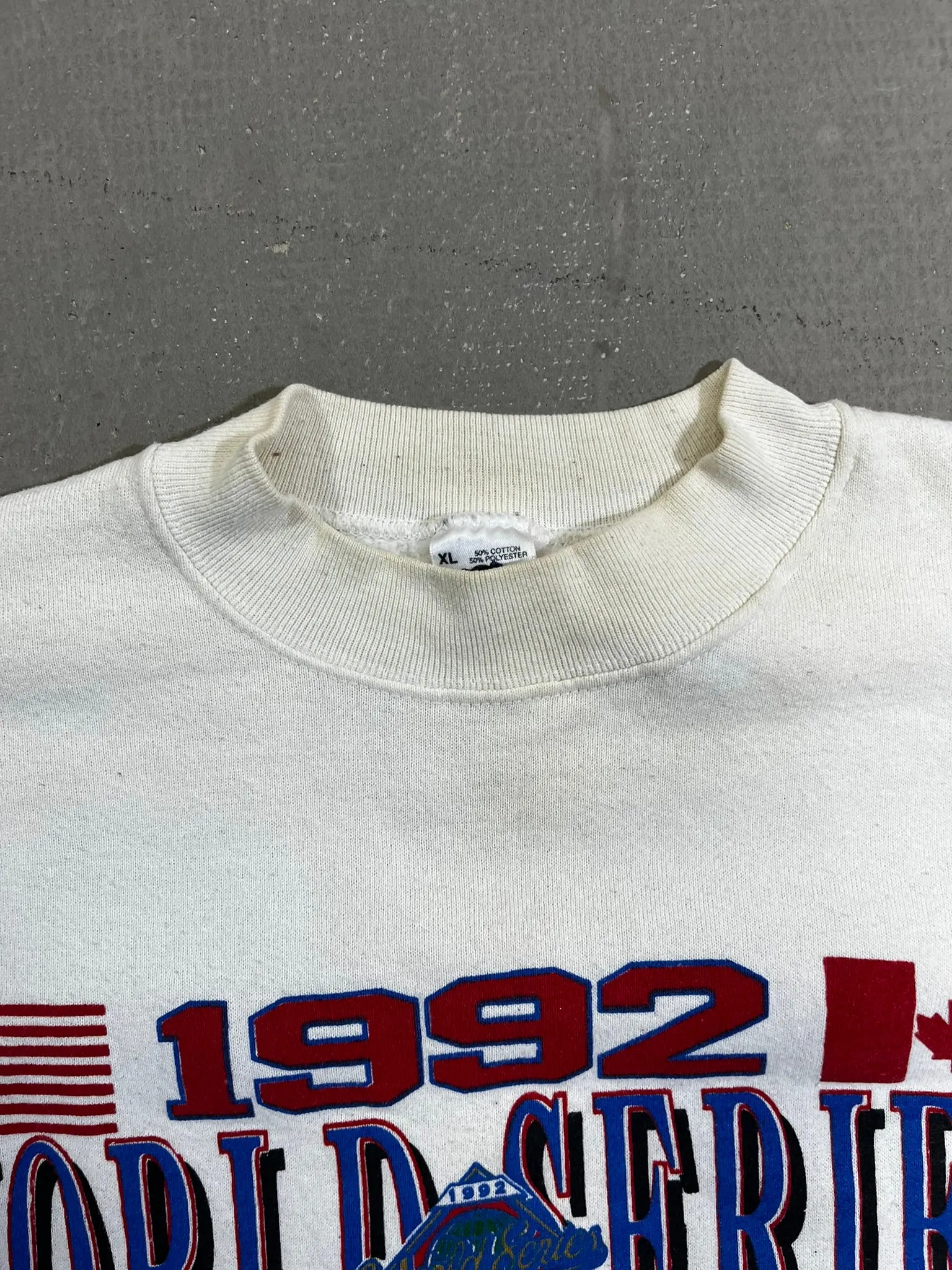 D- Vintage 1992 MLB Blue Jays Canada's First World Series Win Crewneck sold by HG Vintage product image thumbnail 5