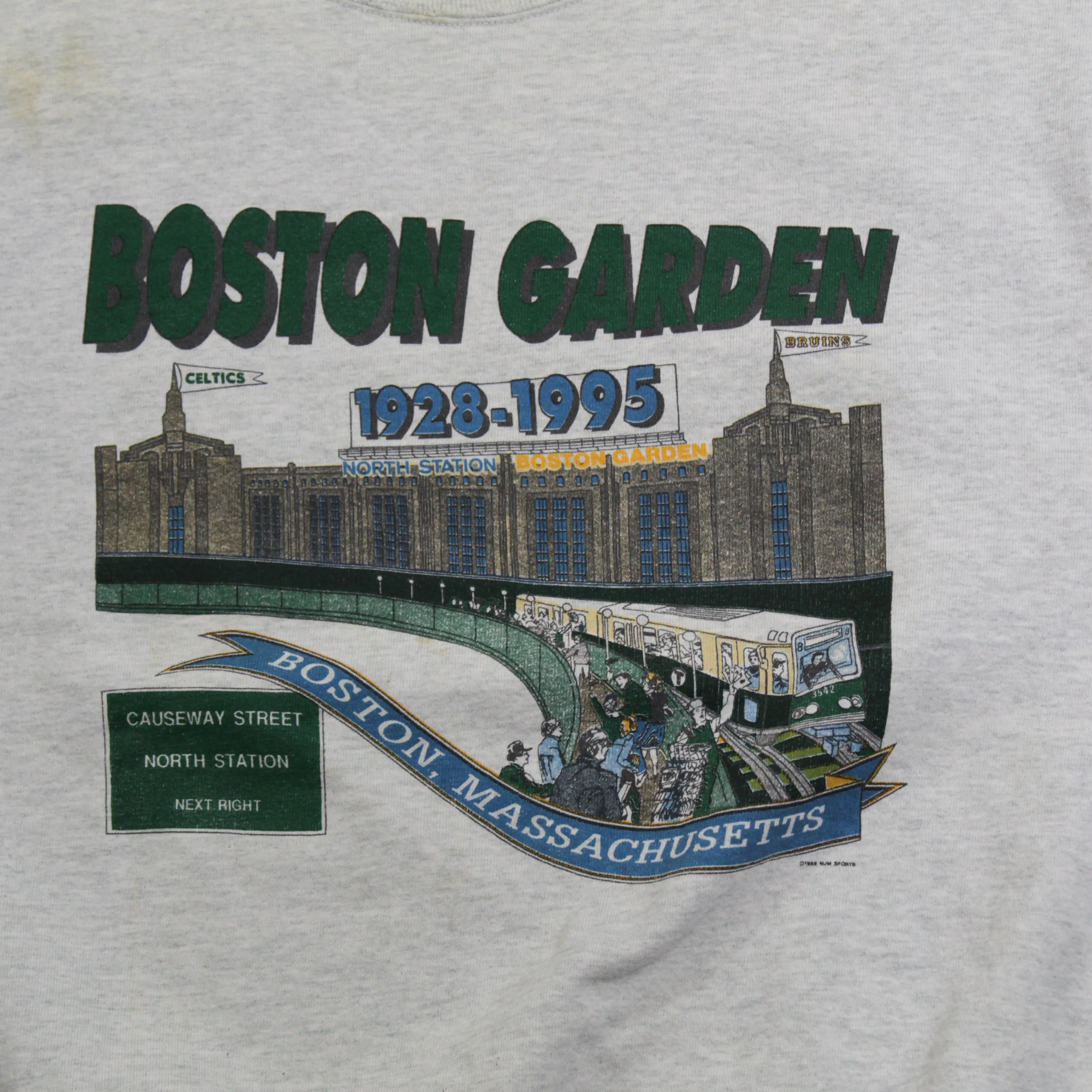 D- Vintage 1996 Boston Garden Bruins/Celtics Crewneck sold by HG Vintage product image thumbnail 2