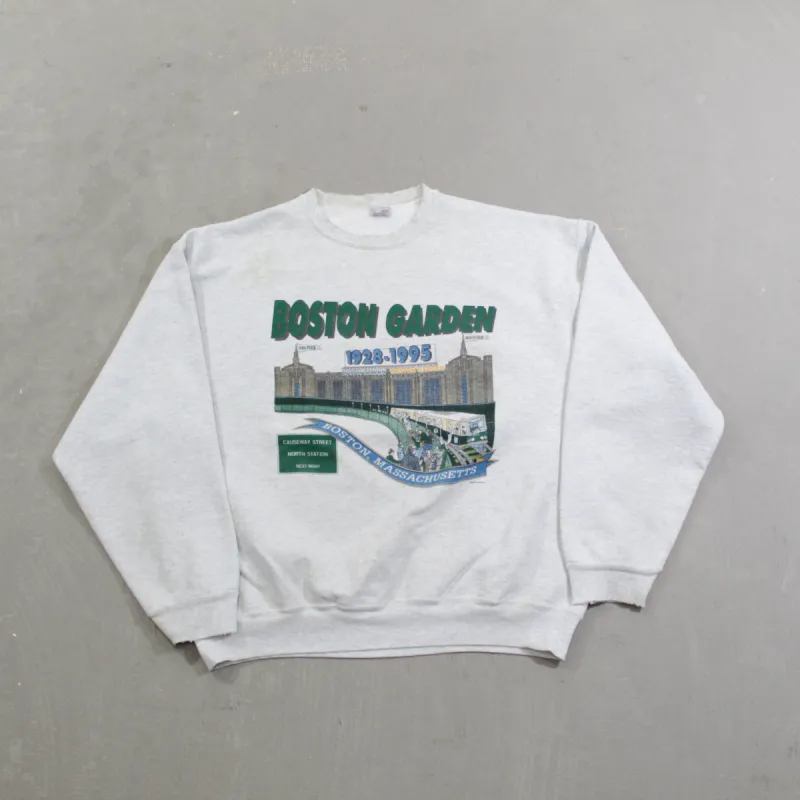 D- Vintage 1996 Boston Garden Bruins/Celtics Crewneck sold by HG Vintage
