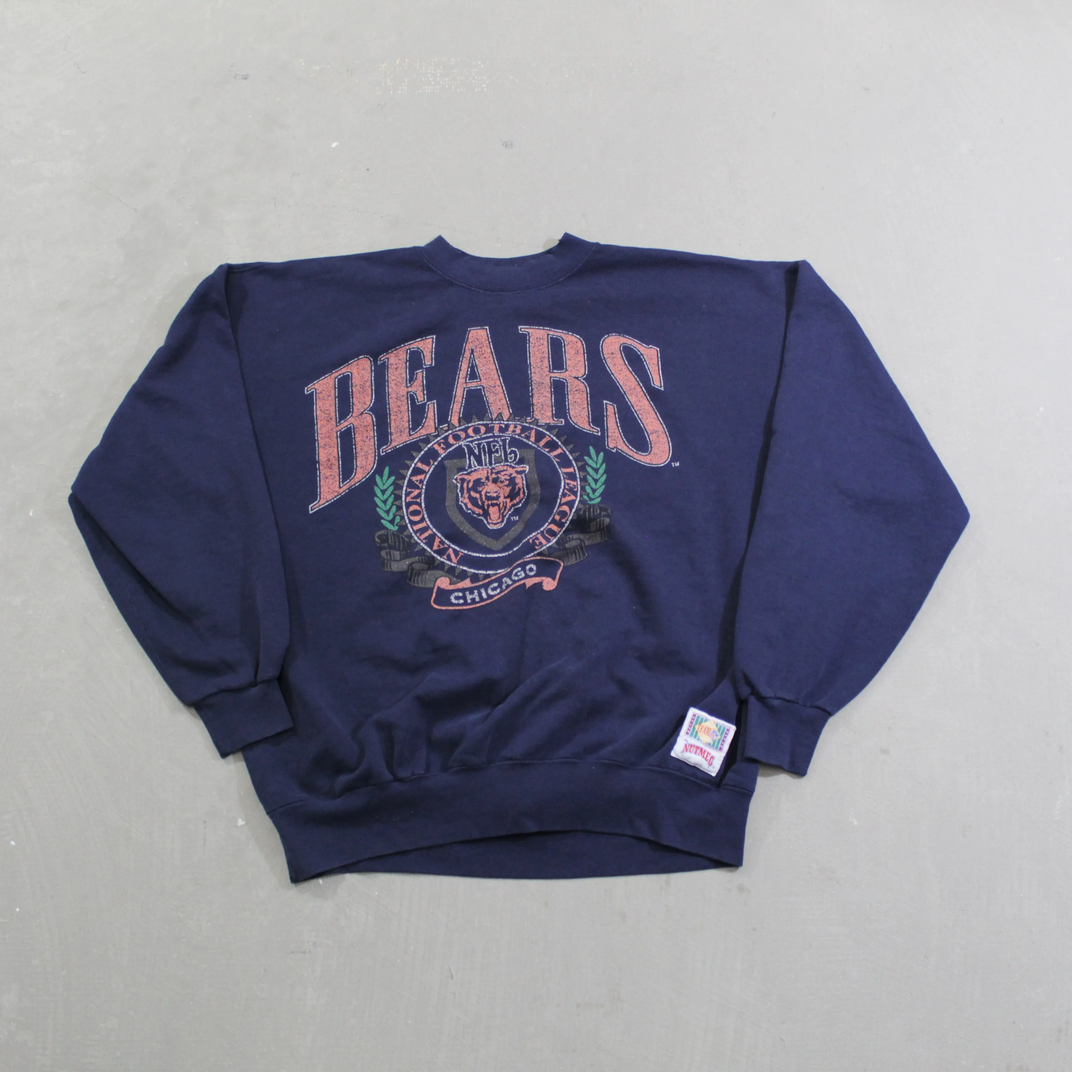 D- Vintage Chicago Bears NFL Nutmeg Logo Crewneck sold by HG Vintage