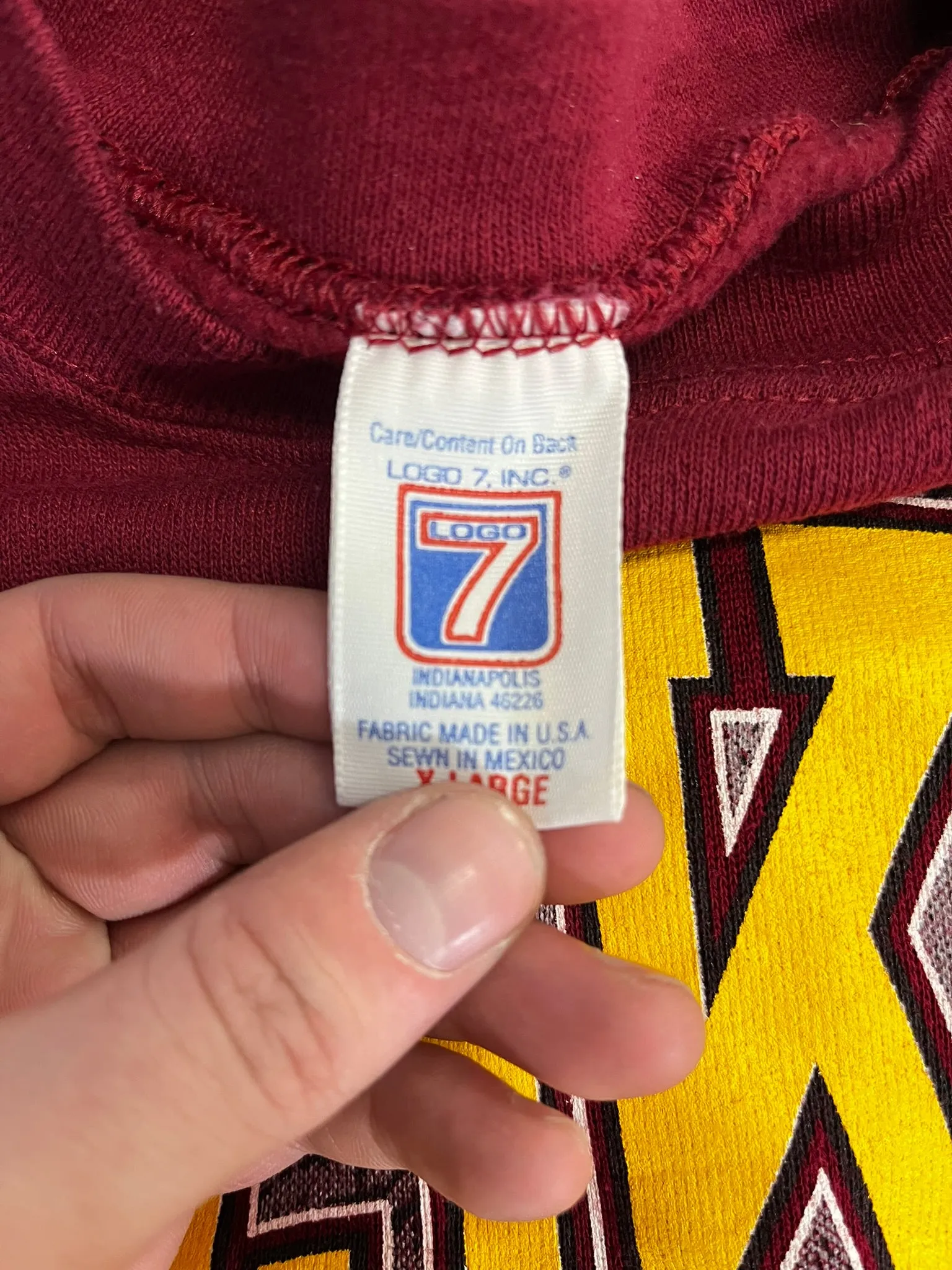 D- Vintage 1996 Washington Commanders NFL Logo 7 Logo Crewneck sold by HG Vintage product image thumbnail 3