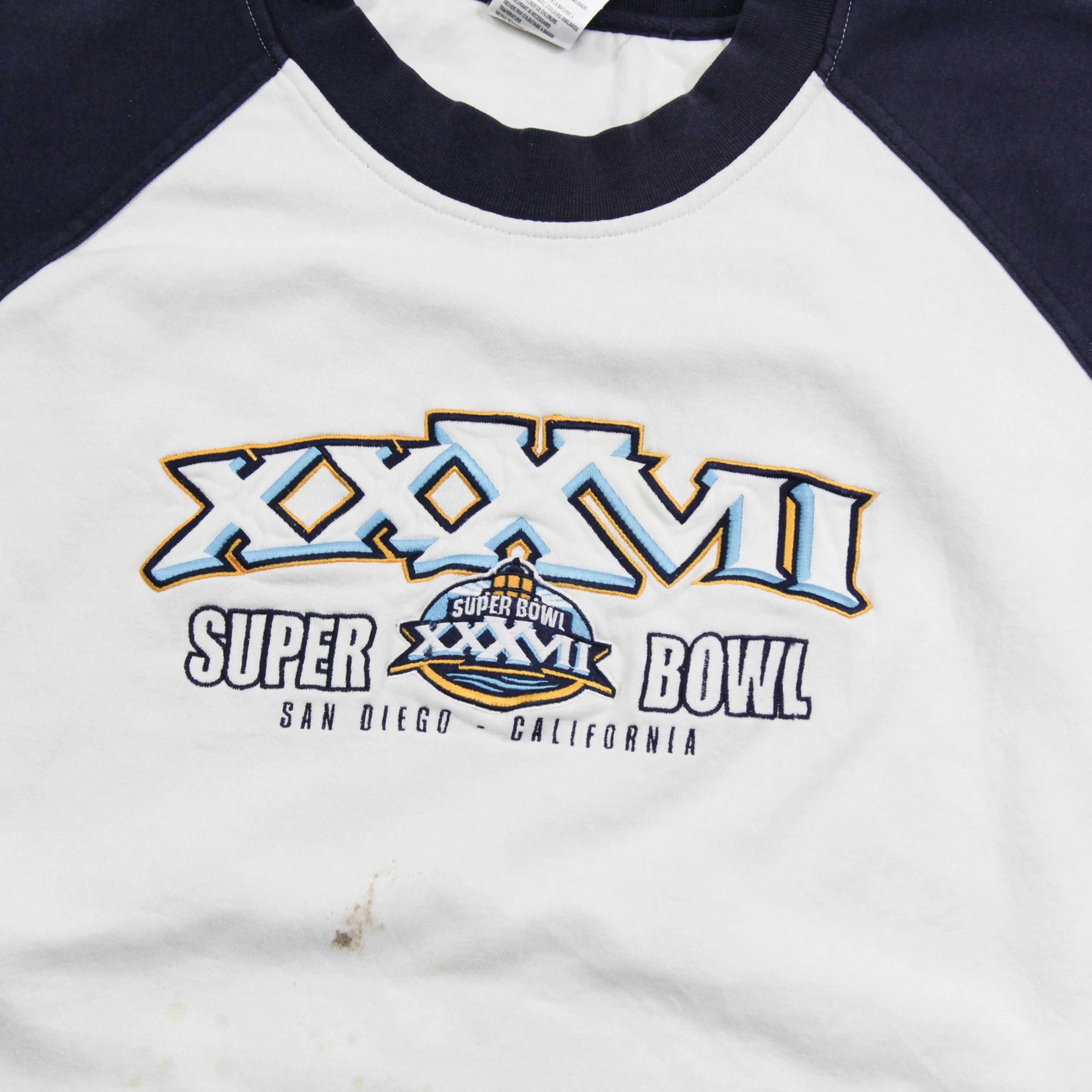 D- Vintage 2003 Super Bowl NFL Reebok Embroidered Text Crewneck sold by HG Vintage product image thumbnail 2