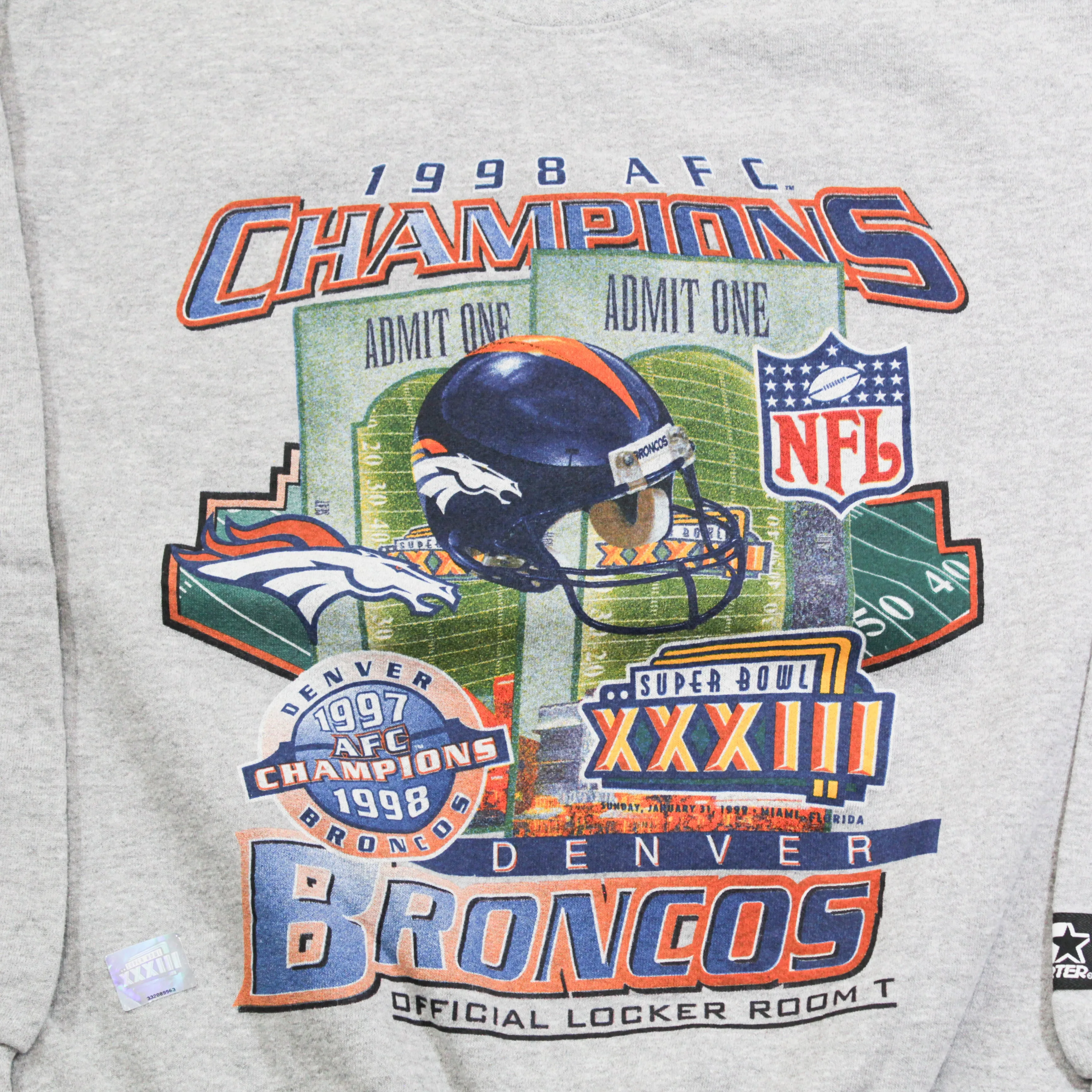 D- Vintage 1998 Denver Broncos NFL Starter AFC Champs Crewneck sold by HG Vintage product image thumbnail 2