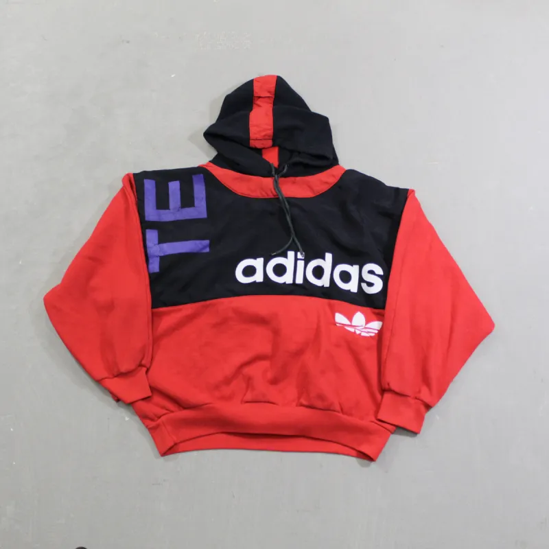 D- Vintage Adidas Text & Color Block Hoodie sold by HG Vintage