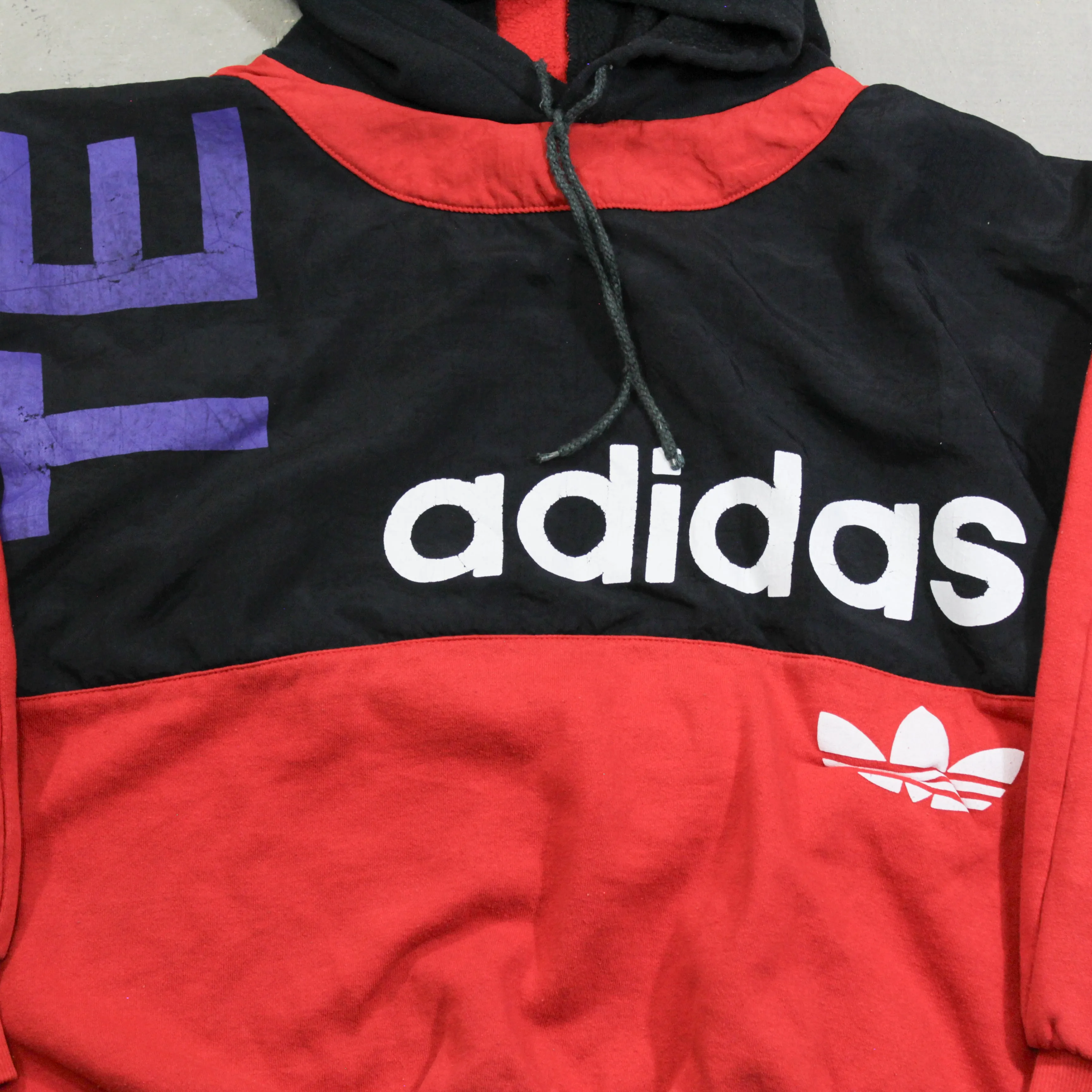D- Vintage Adidas Text & Color Block Hoodie sold by HG Vintage product image thumbnail 2