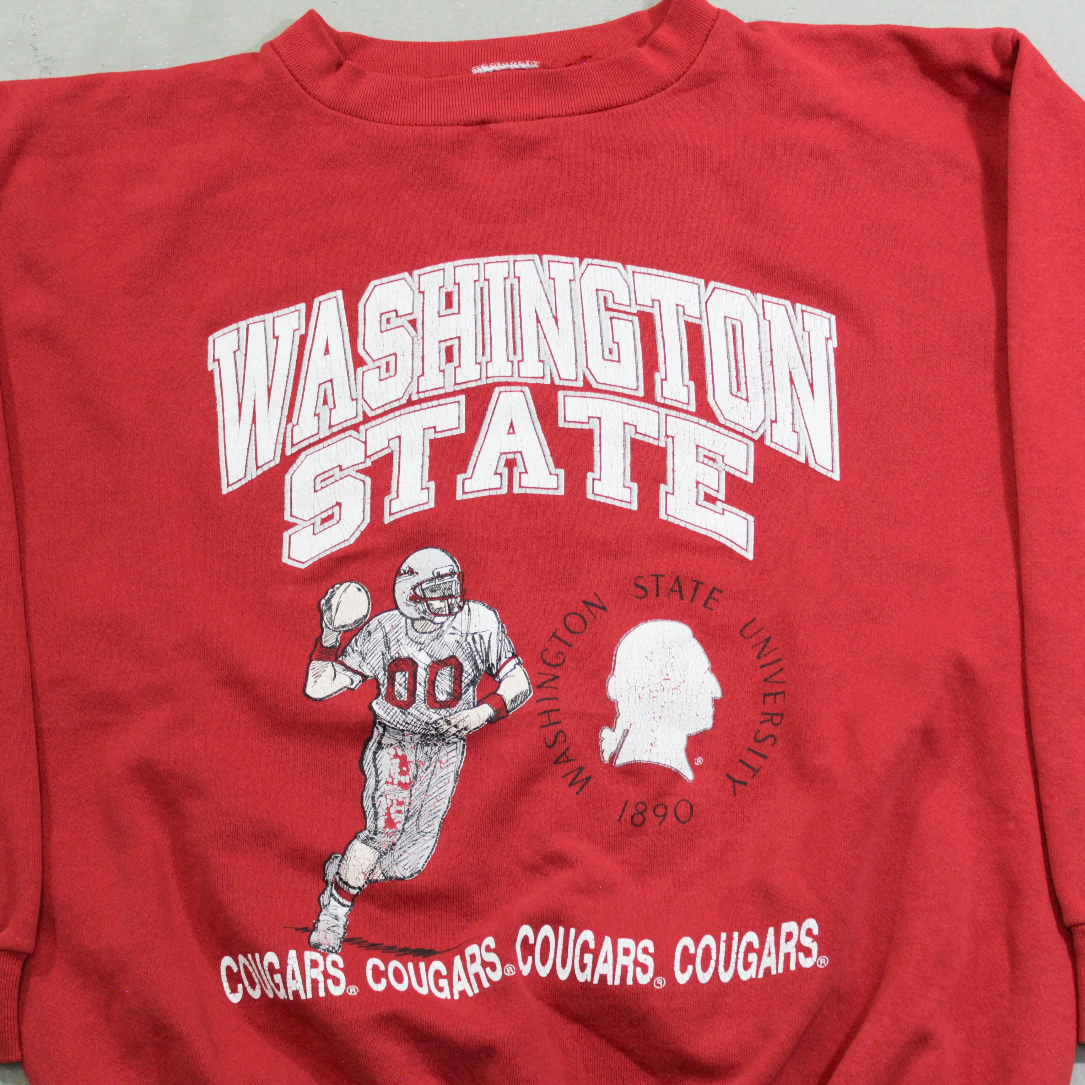 D- Vintage Washington State Football Graphic Crewneck sold by HG Vintage product image thumbnail 2
