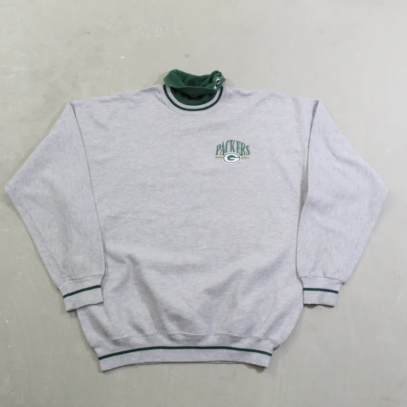 D- Vintage Green Bay Packers NFL Turtle Crewneck sold by HG Vintage