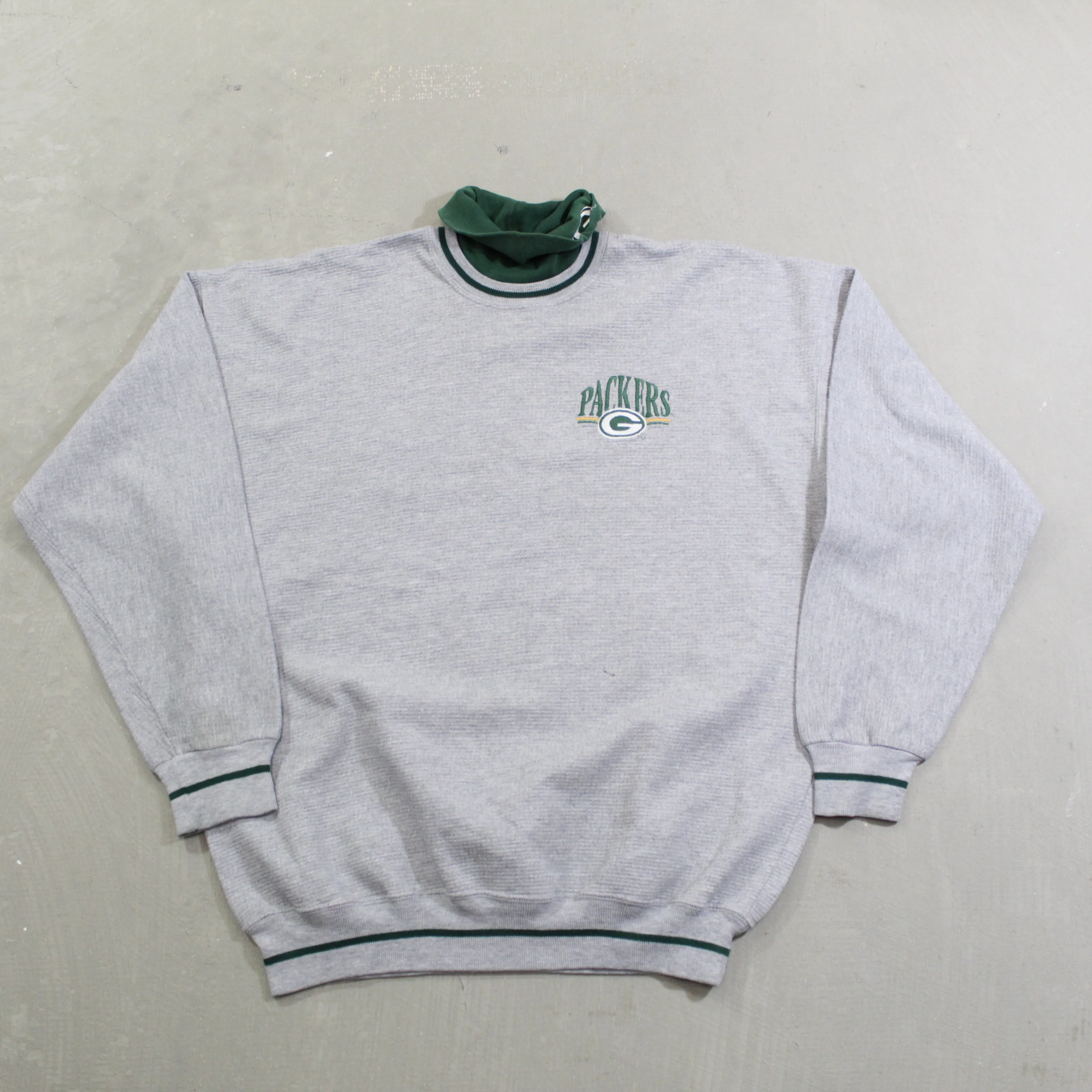 D- Vintage Green Bay Packers NFL Turtle Crewneck sold by HG Vintage