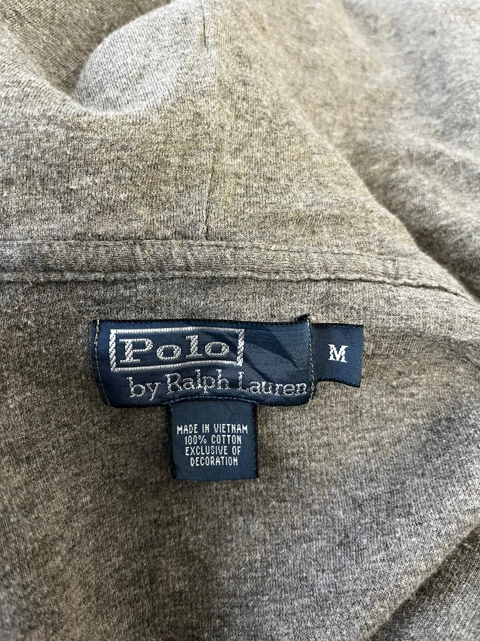 D- Vintage Ralph Lauren Polo Embroidered Logo Zip Up Hoodie sold by HG Vintage product image thumbnail 2