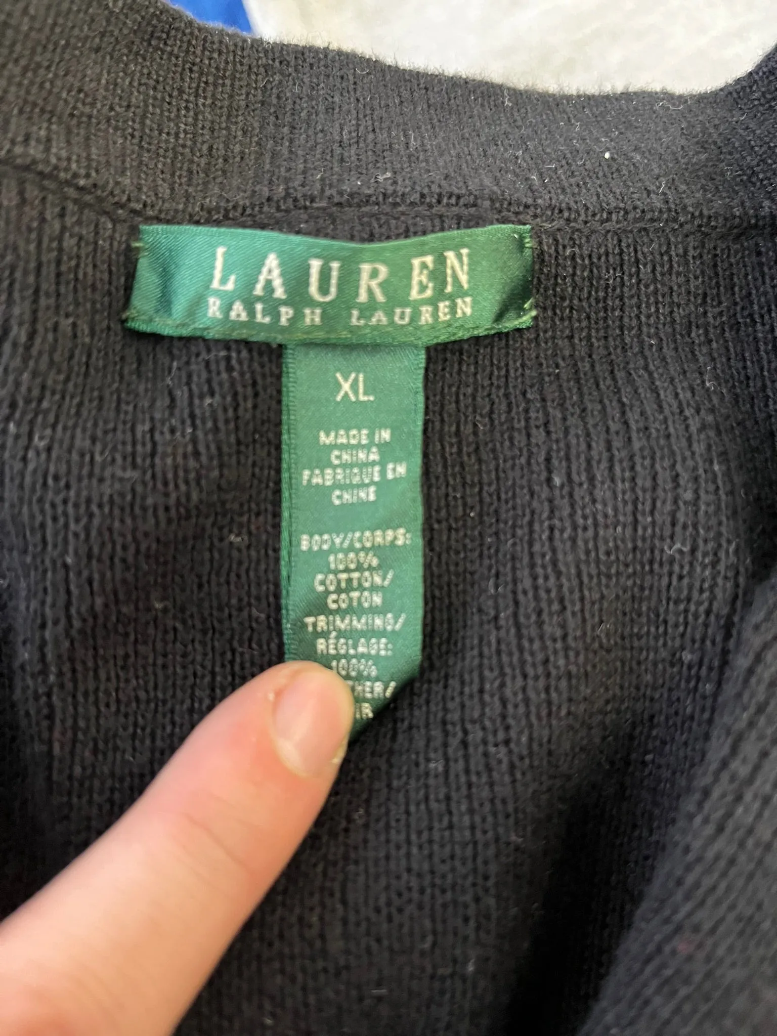 D- Vintage Ralph Lauren Women's Zip Up Knit Sweater sold by HG Vintage product image thumbnail 2