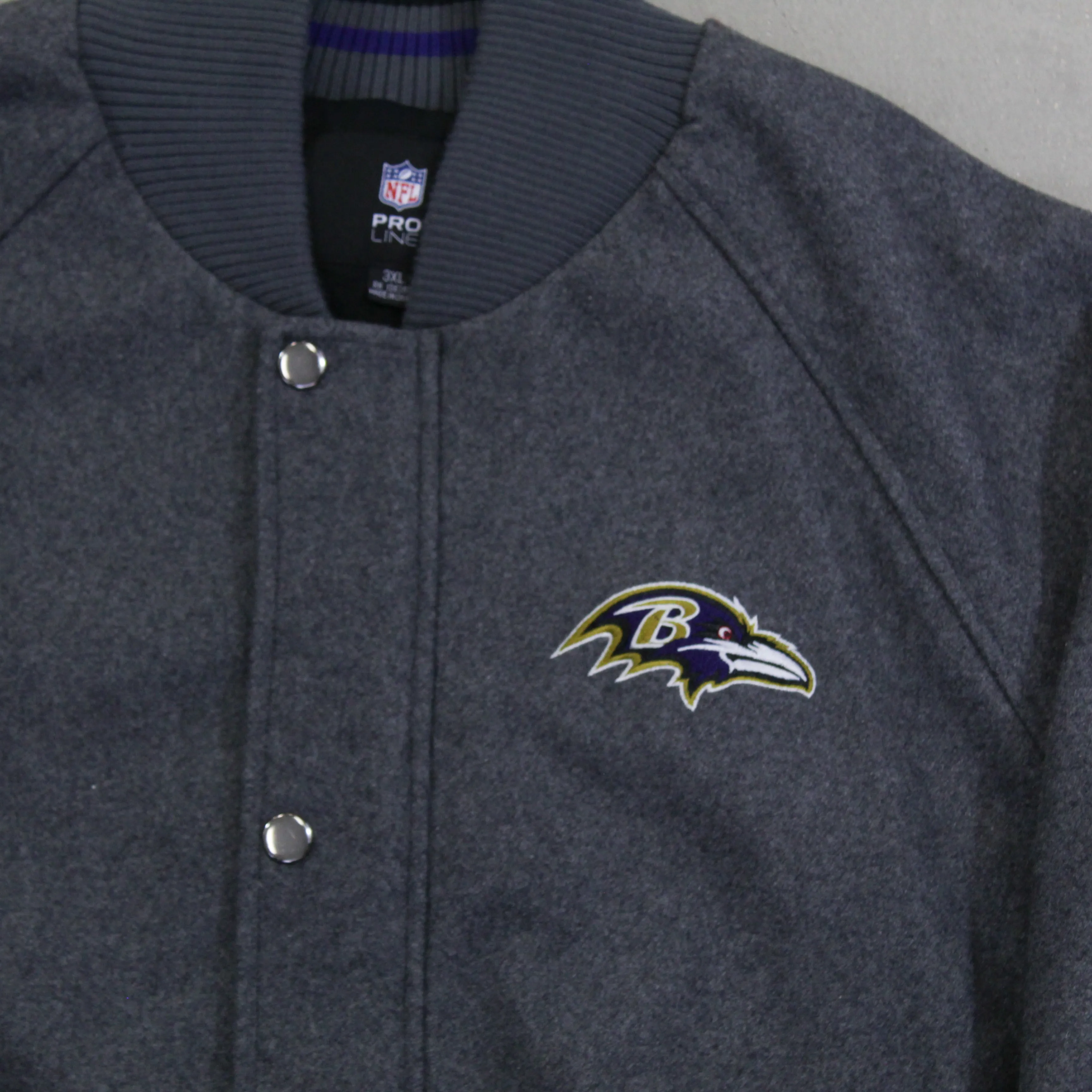 D- Baltimore Ravens NFL Varsity Jacket sold by HG Vintage product image thumbnail 2