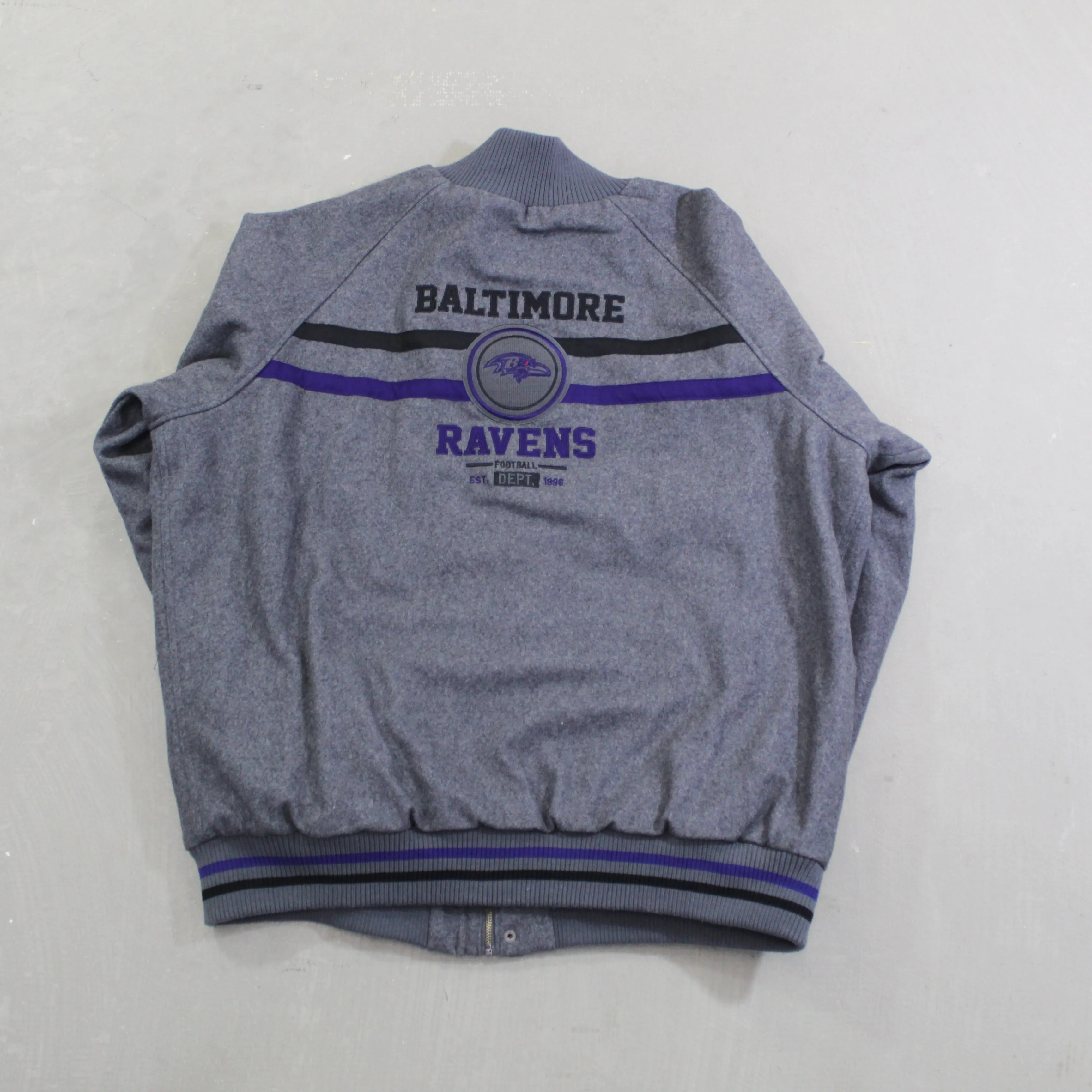 D- Baltimore Ravens NFL Varsity Jacket sold by HG Vintage product image thumbnail 3