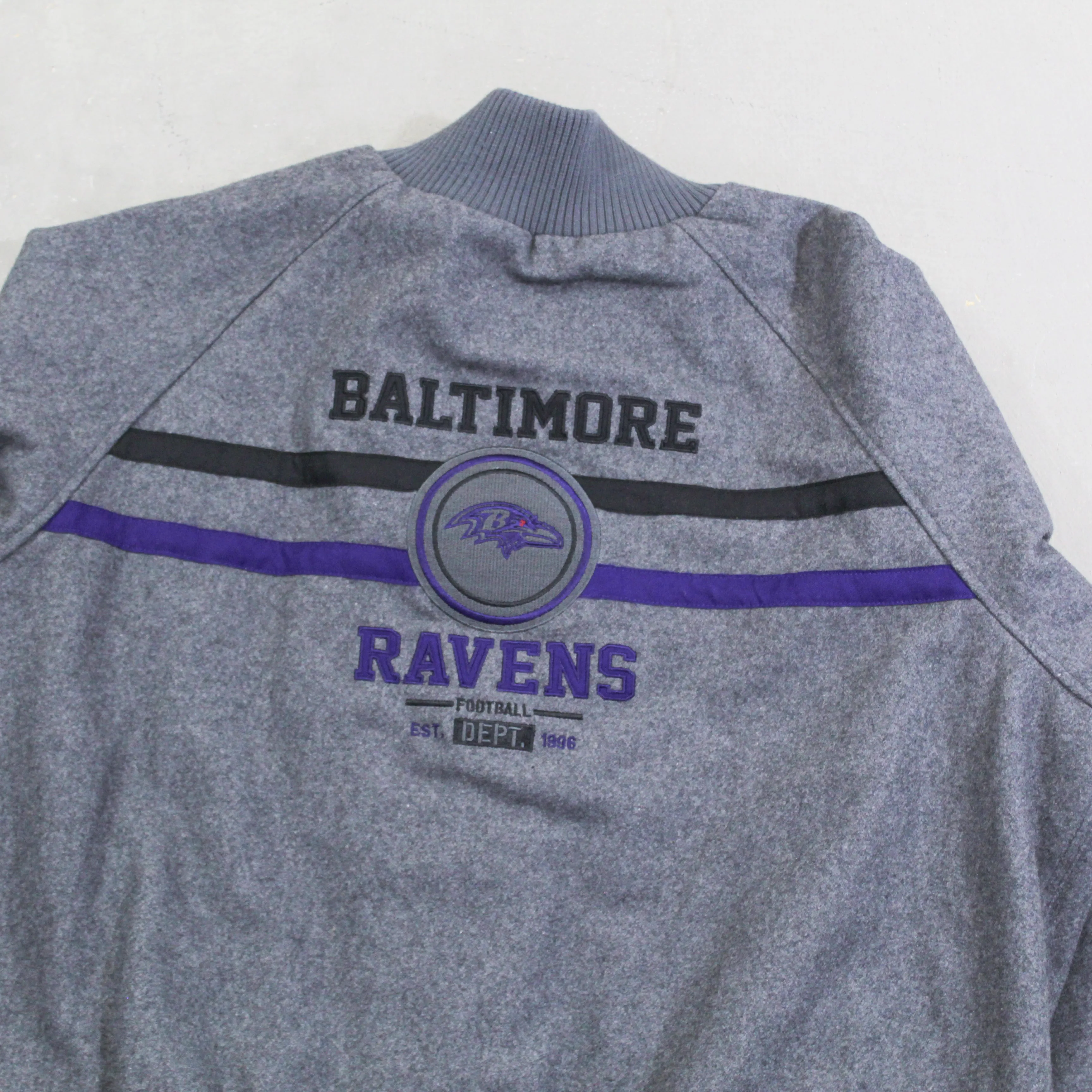 D- Baltimore Ravens NFL Varsity Jacket sold by HG Vintage product image thumbnail 4