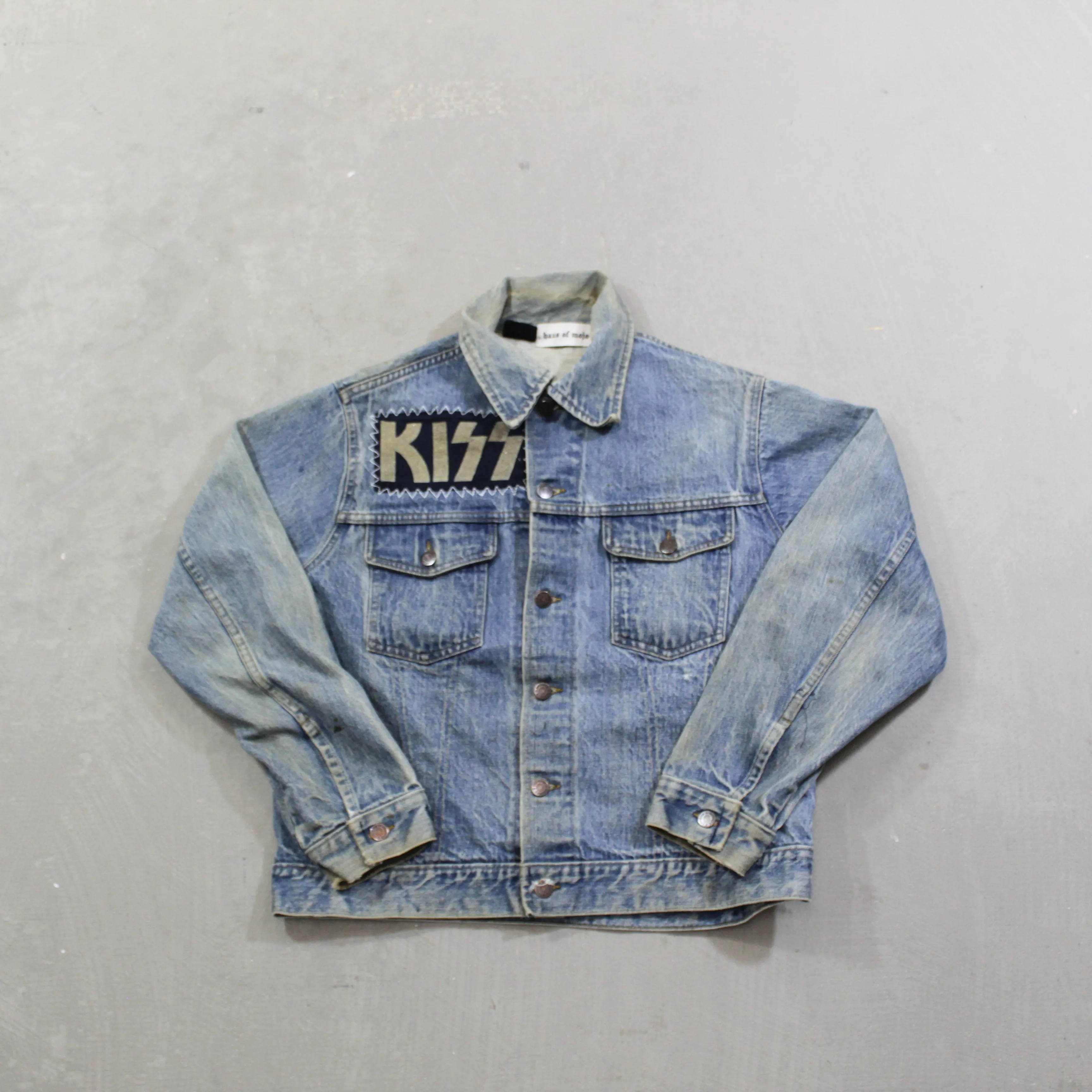 D- HOM KISS 2019 End Of The Road Tour Reworked Denim Jacket sold by HG Vintage