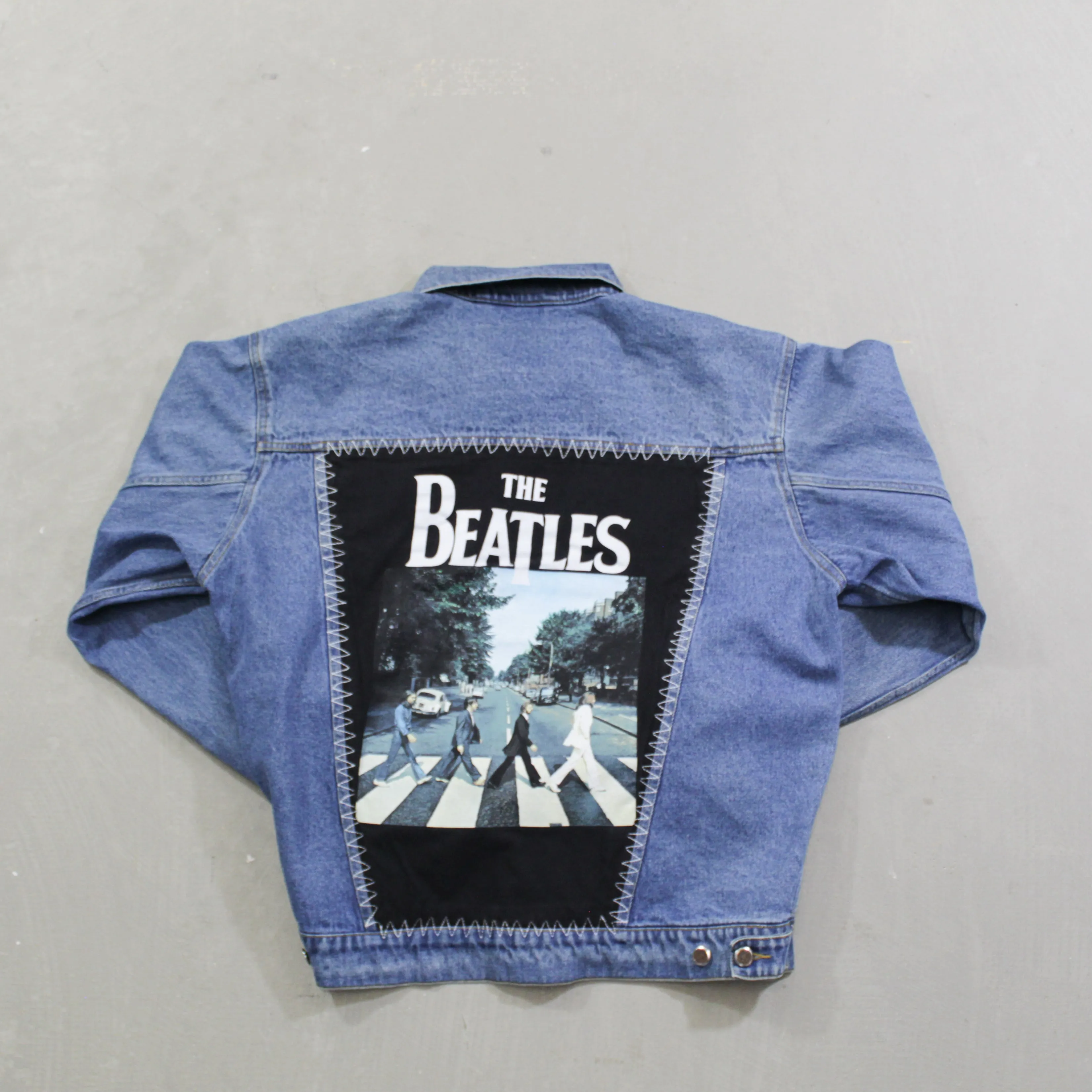 D- HOM The Beatles Abbey Road Reworked Denim Jacket sold by HG Vintage product image thumbnail 3