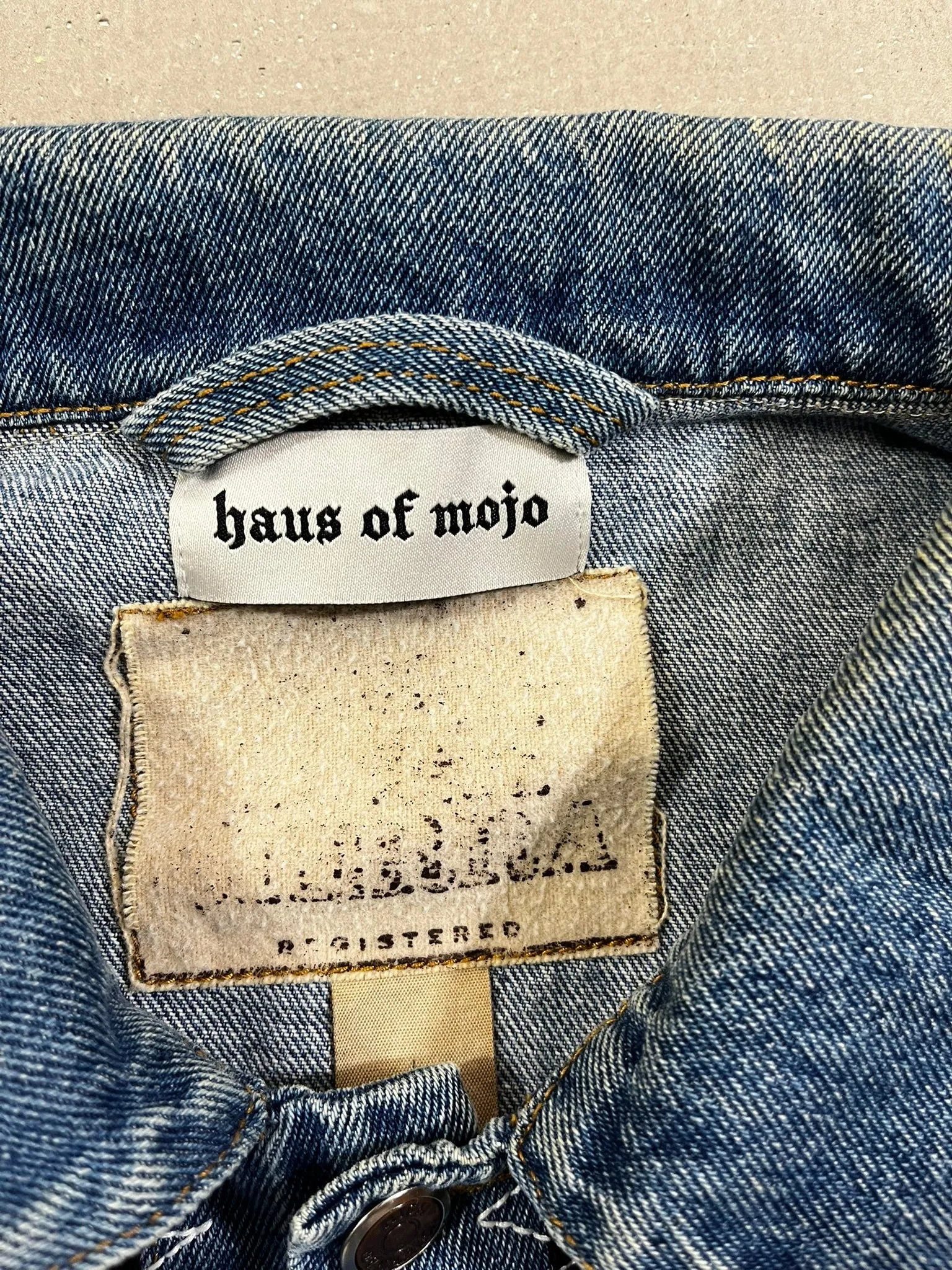 D- HOM The Beatles Abbey Road Reworked Denim Jacket sold by HG Vintage product image thumbnail 5