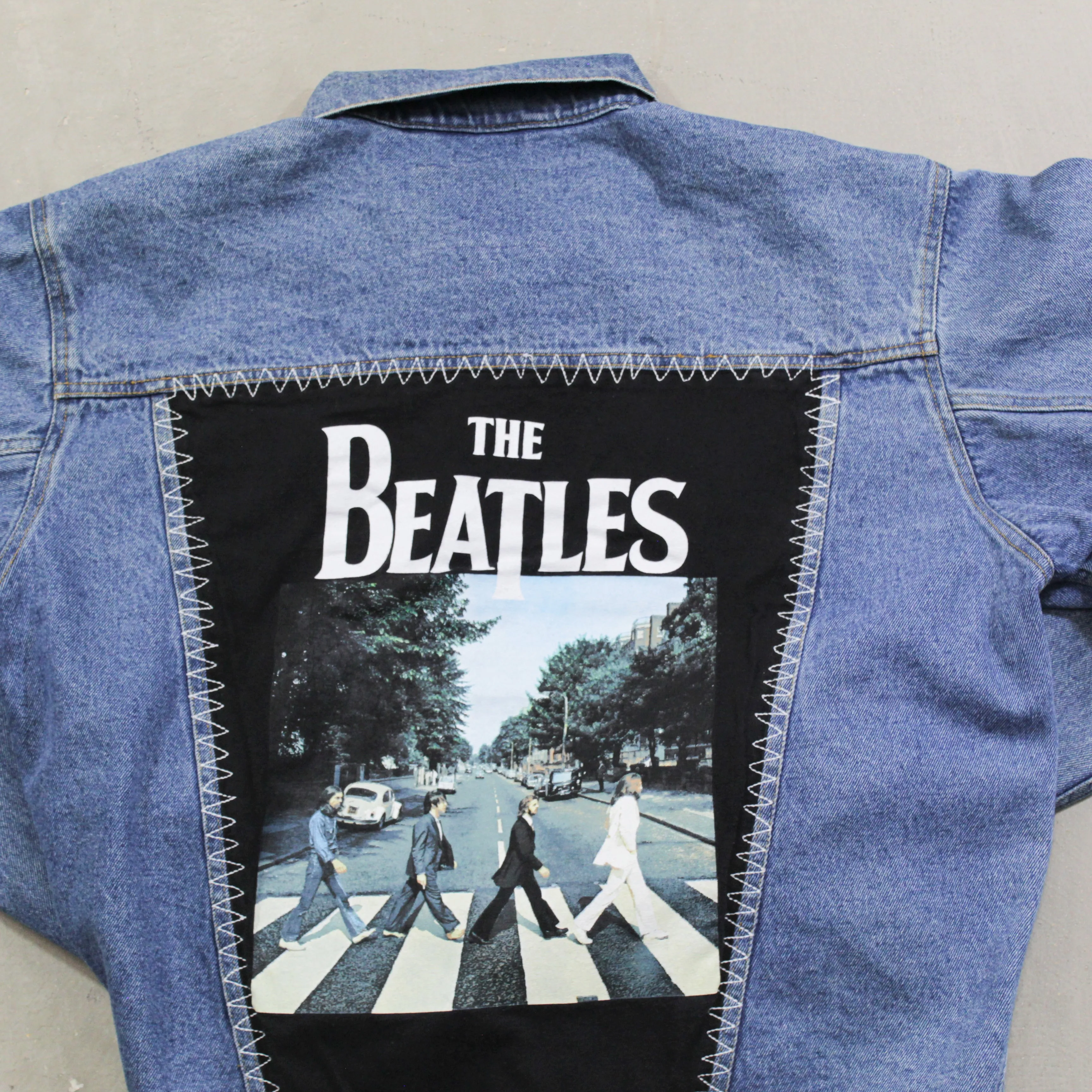 D- HOM The Beatles Abbey Road Reworked Denim Jacket sold by HG Vintage product image thumbnail 4