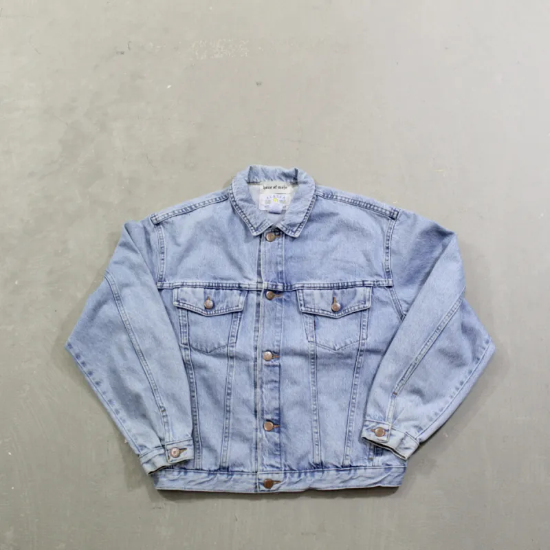 D- HOM Iron Maiden Power Slave Reworked Denim Jacket sold by HG Vintage