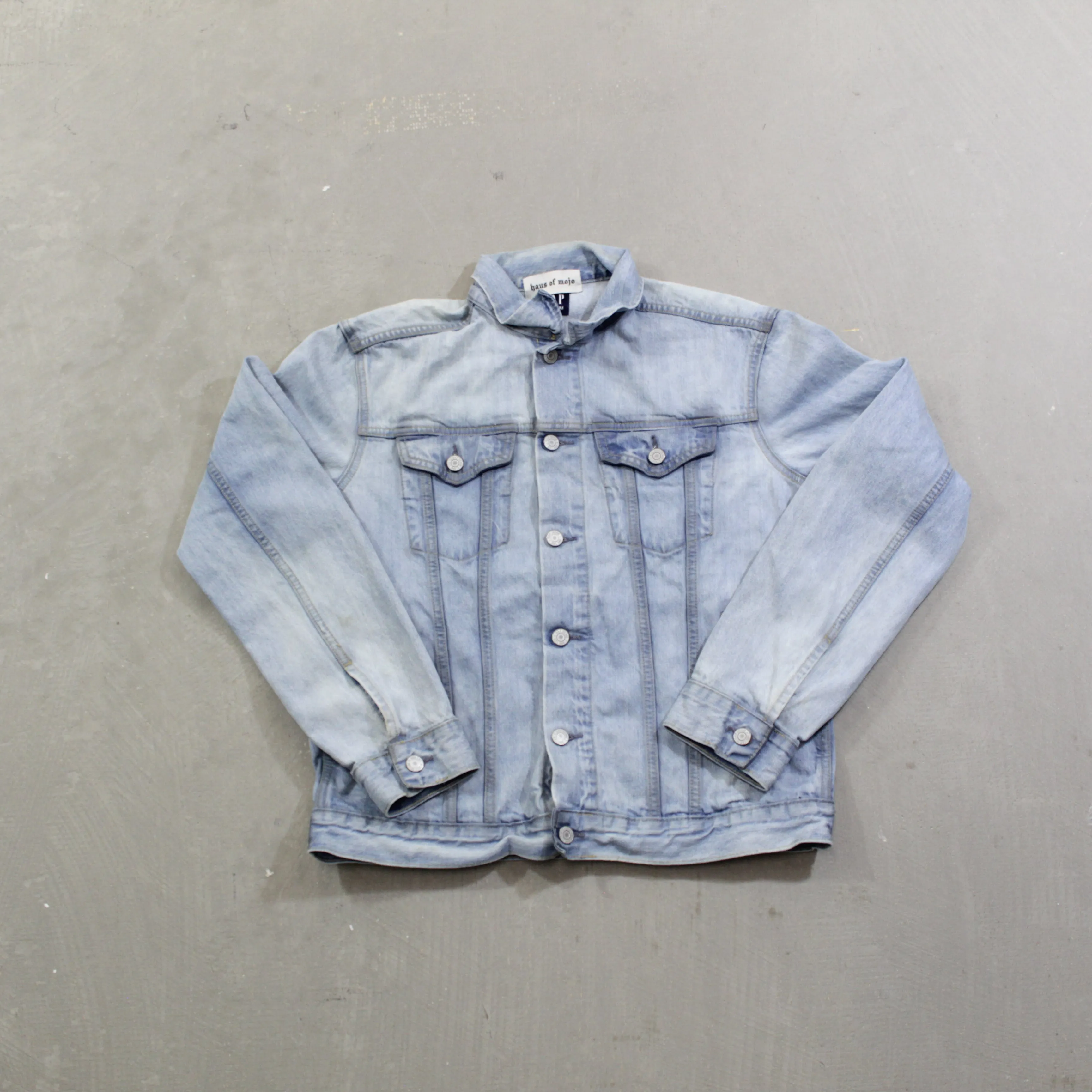 D- HOM Metallica Vertigo GAP Reworked Denim Jacket sold by HG Vintage
