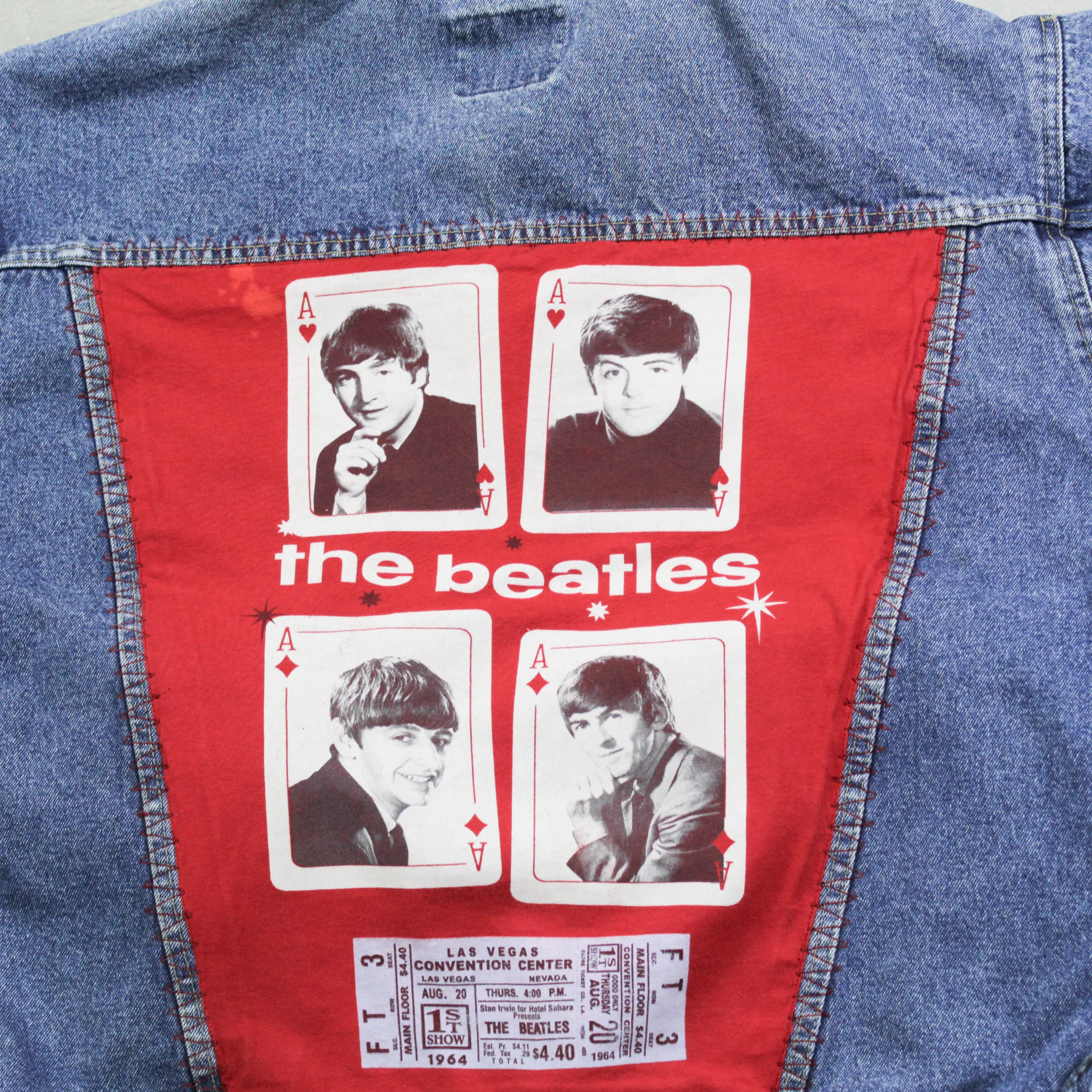 D- HOM The Beatles Las Vegas Convention Center Reworked Denim Jacket sold by HG Vintage product image thumbnail 4