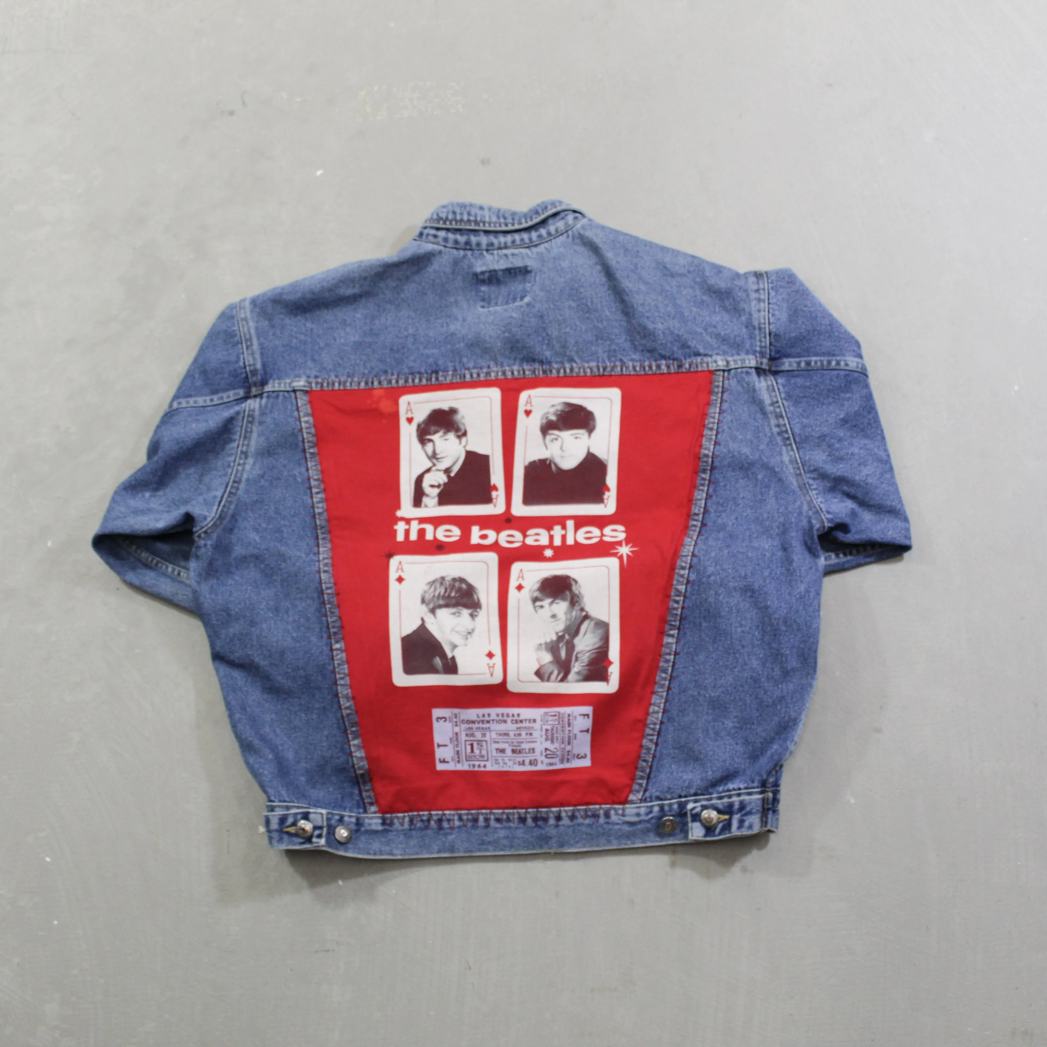 D- HOM The Beatles Las Vegas Convention Center Reworked Denim Jacket sold by HG Vintage product image thumbnail 3