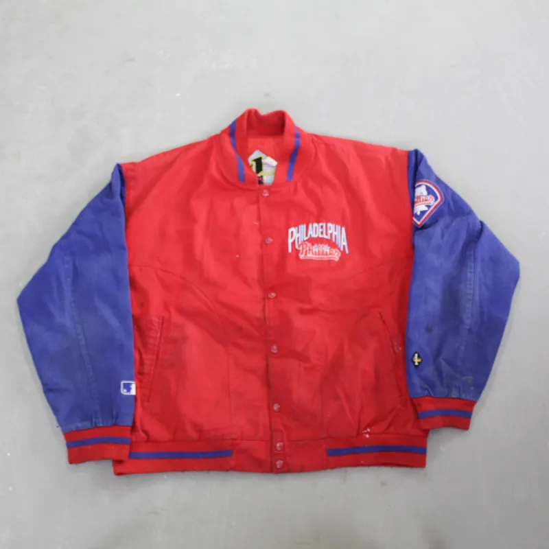 D- Vintage Philadelphia Phillies MLB Bomber Jacket sold by HG Vintage