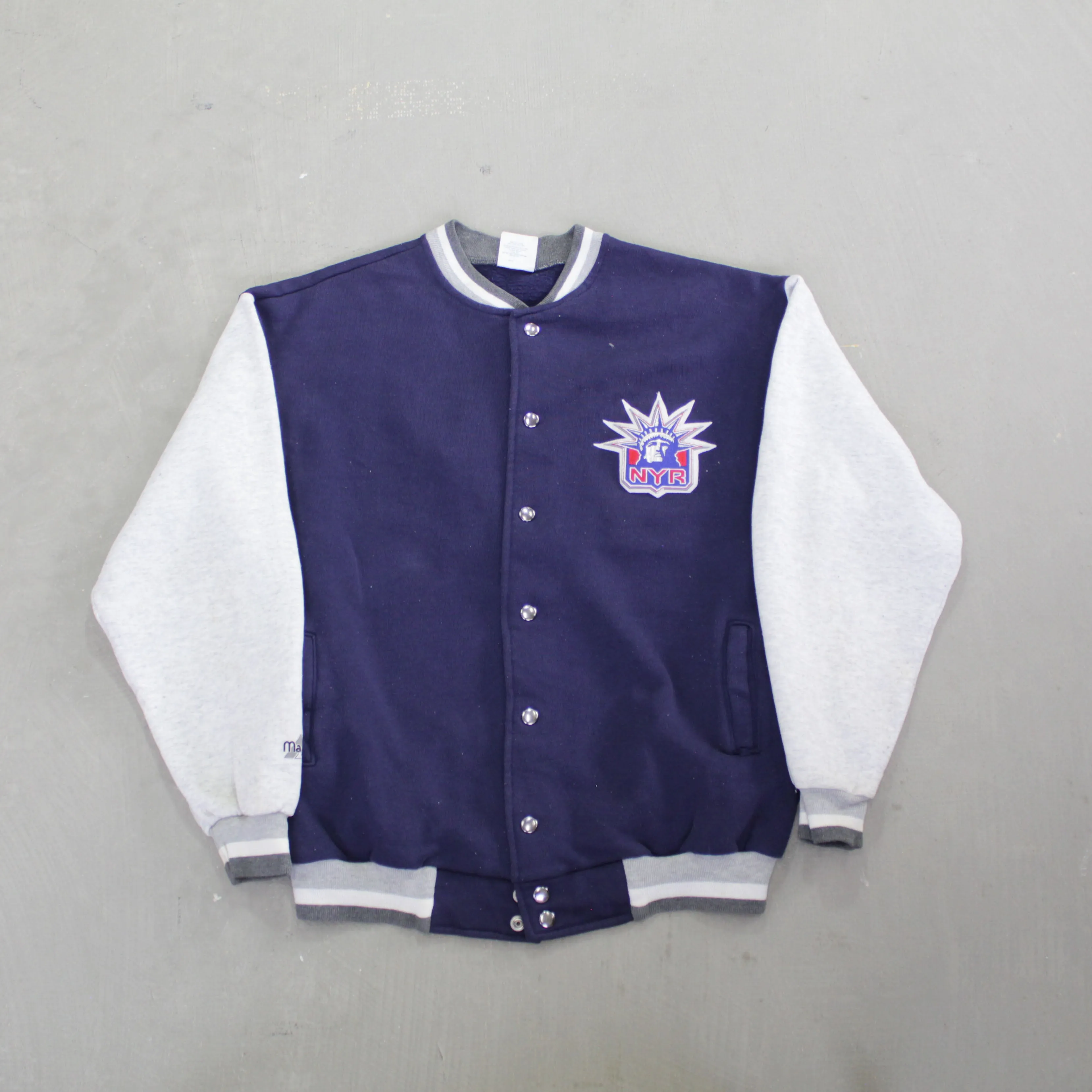 D- Vintage New York Rangers NHL Majestic Bomber Jacket sold by HG Vintage