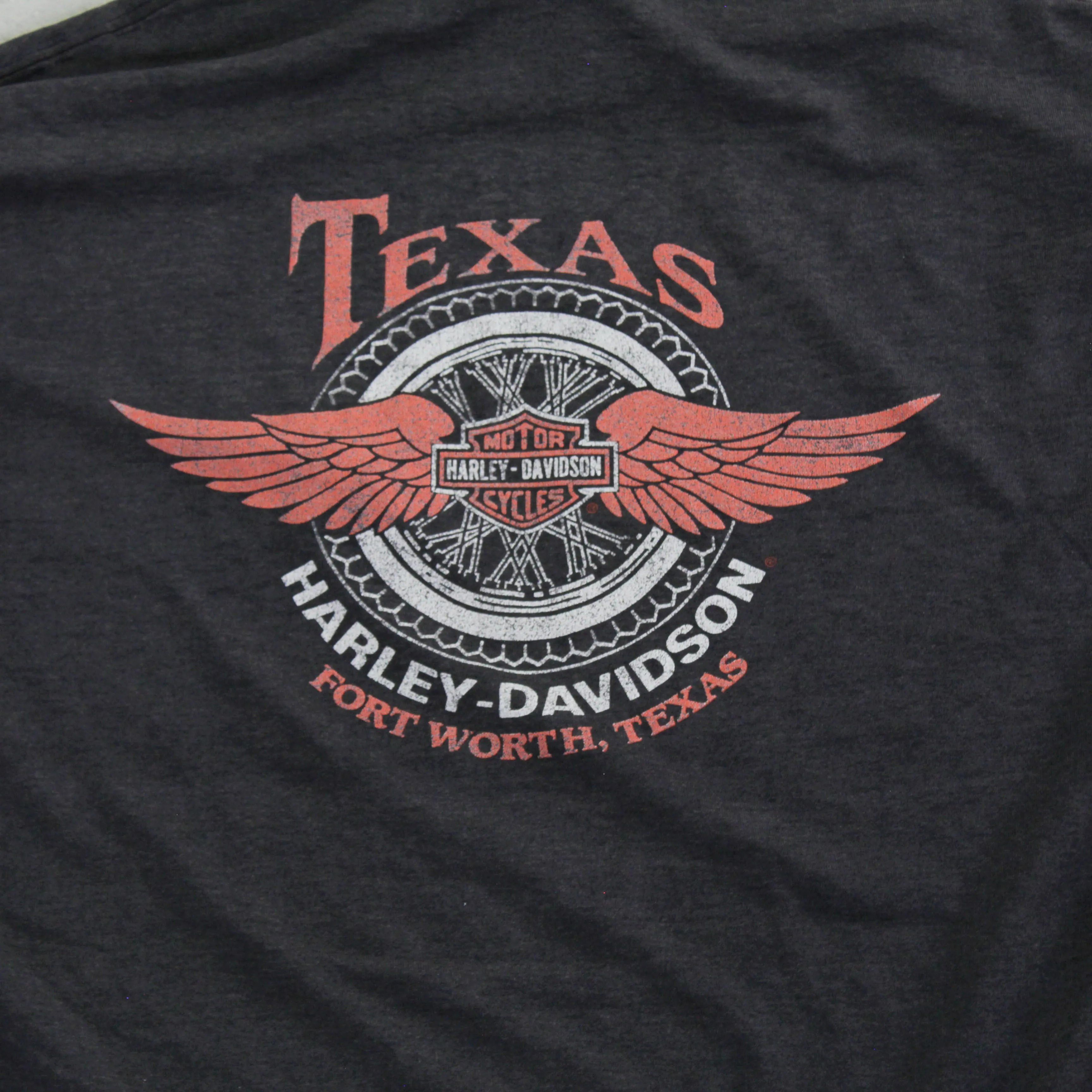 D- Vintage Harley Davidson 3D Emblem Fort Worth Single Stitch Tee sold by HG Vintage product image thumbnail 4