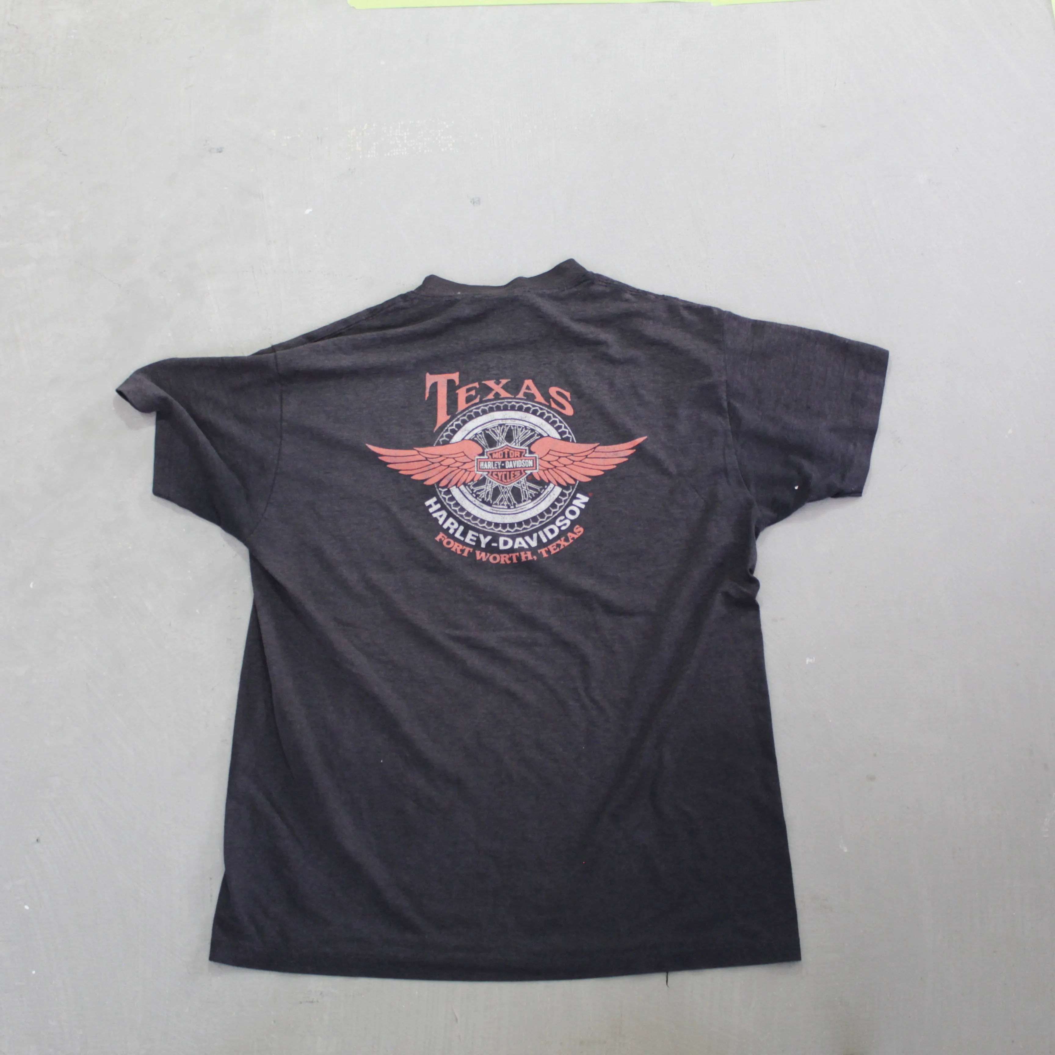 D- Vintage Harley Davidson 3D Emblem Fort Worth Single Stitch Tee sold by HG Vintage product image thumbnail 3