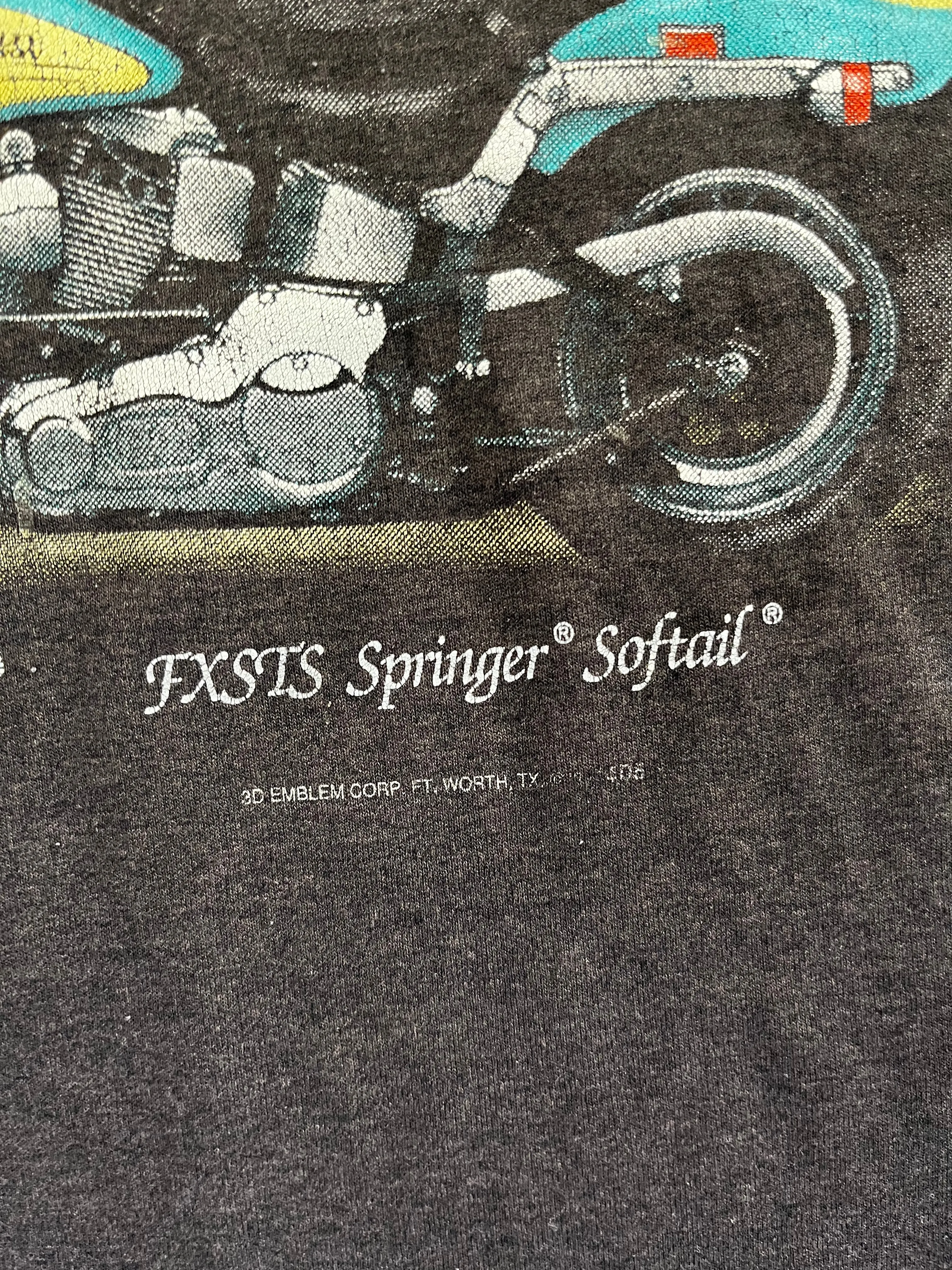 D- Vintage Harley Davidson 3D Emblem Fort Worth Single Stitch Tee sold by HG Vintage product image thumbnail 5