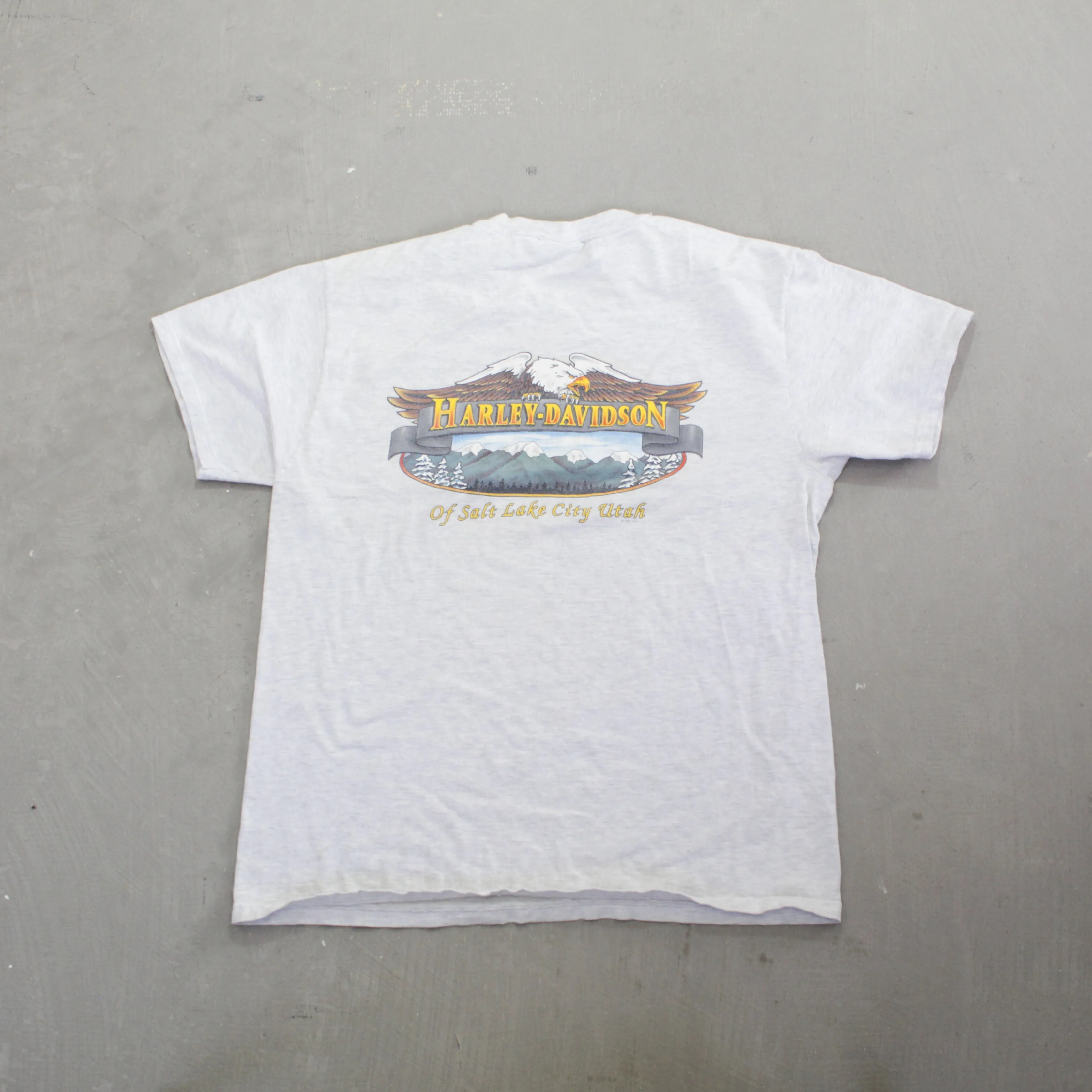 D- Vintage 1998 Harley Davidson Salt Lake City Utah Tee sold by HG Vintage product image thumbnail 3