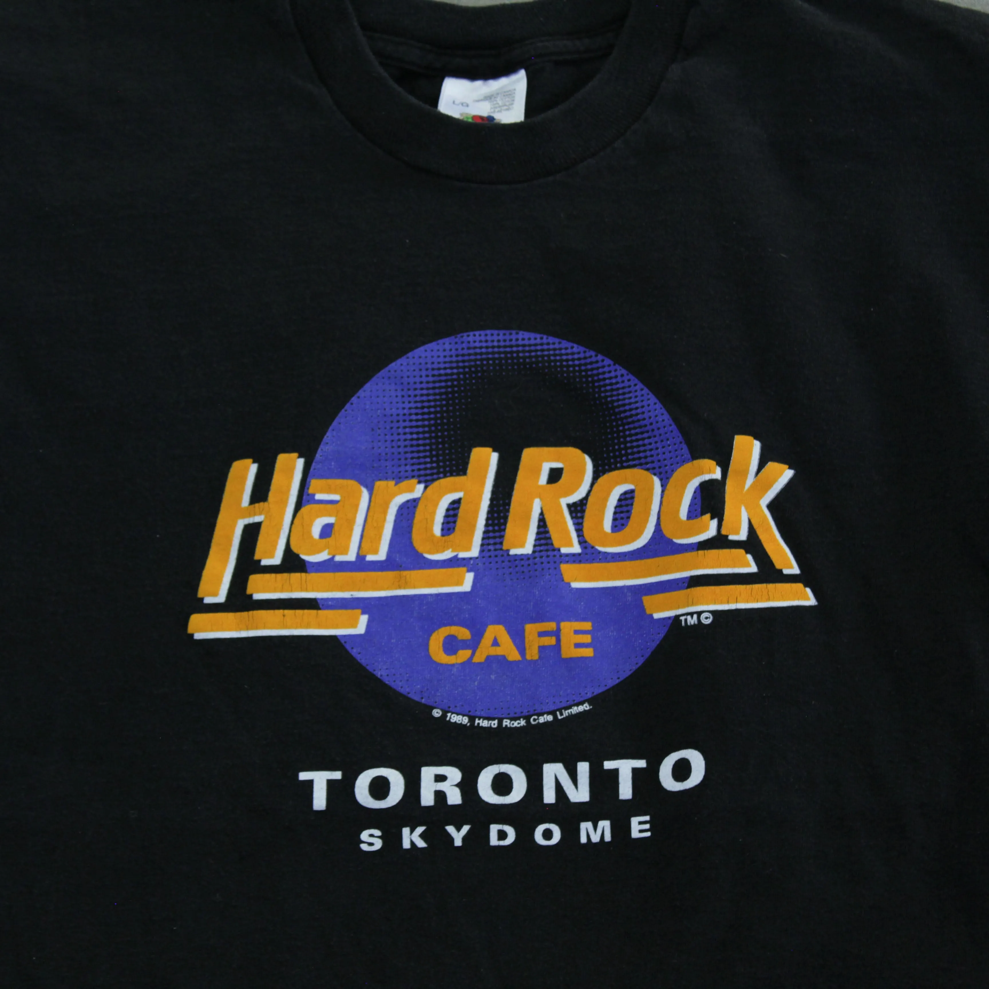 D- Vintage 1989 Hard Rock Cafe Toronto Sky Dome Single Stitch Tee sold by HG Vintage product image thumbnail 2