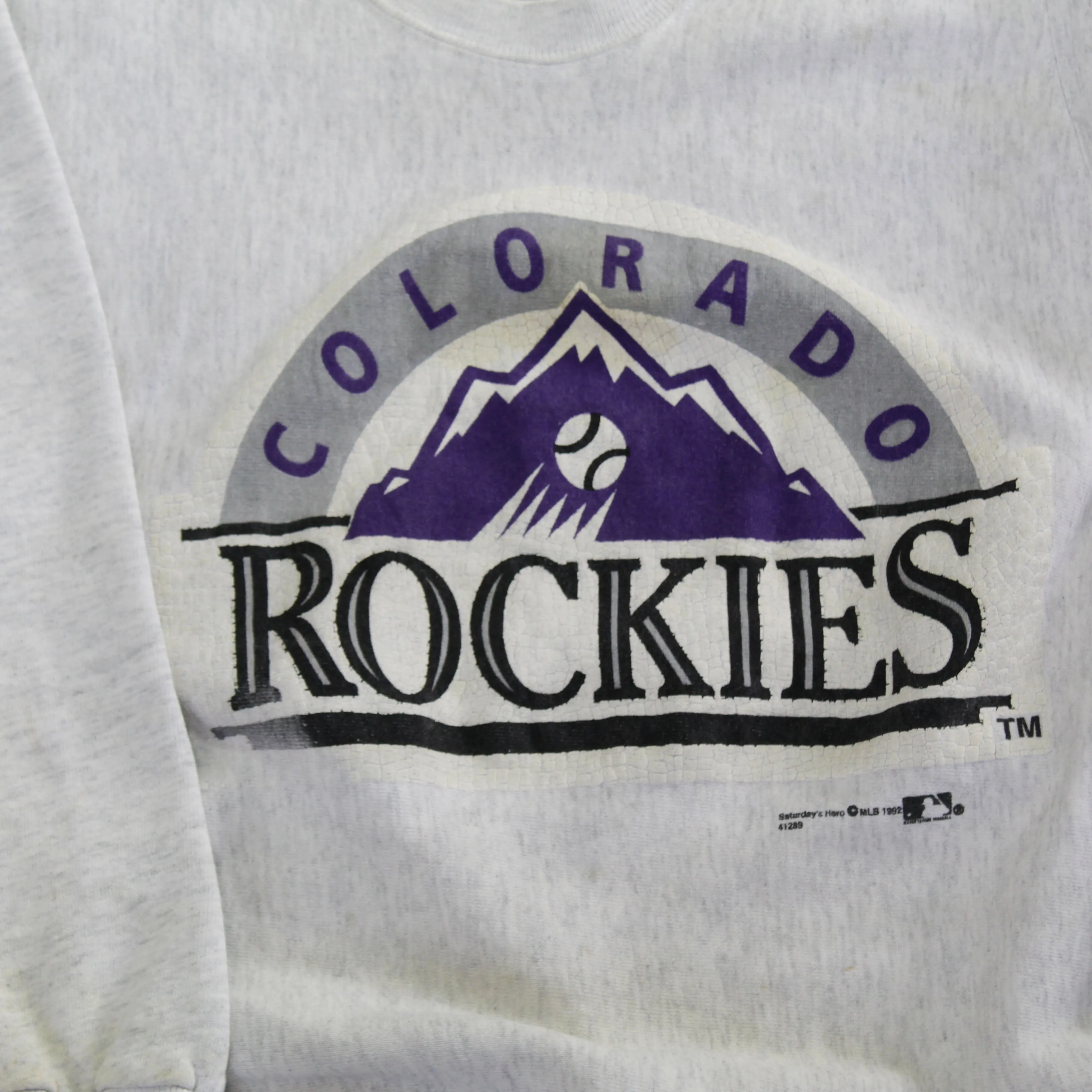 D- Vintage 1992 Colorado Rockies MLB Signal Logo Crewneck sold by HG Vintage product image thumbnail 2
