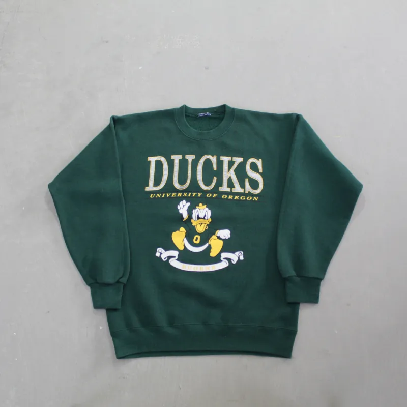 D- Vintage University Of Oregon Ducks Mascot Crewneck sold by HG Vintage