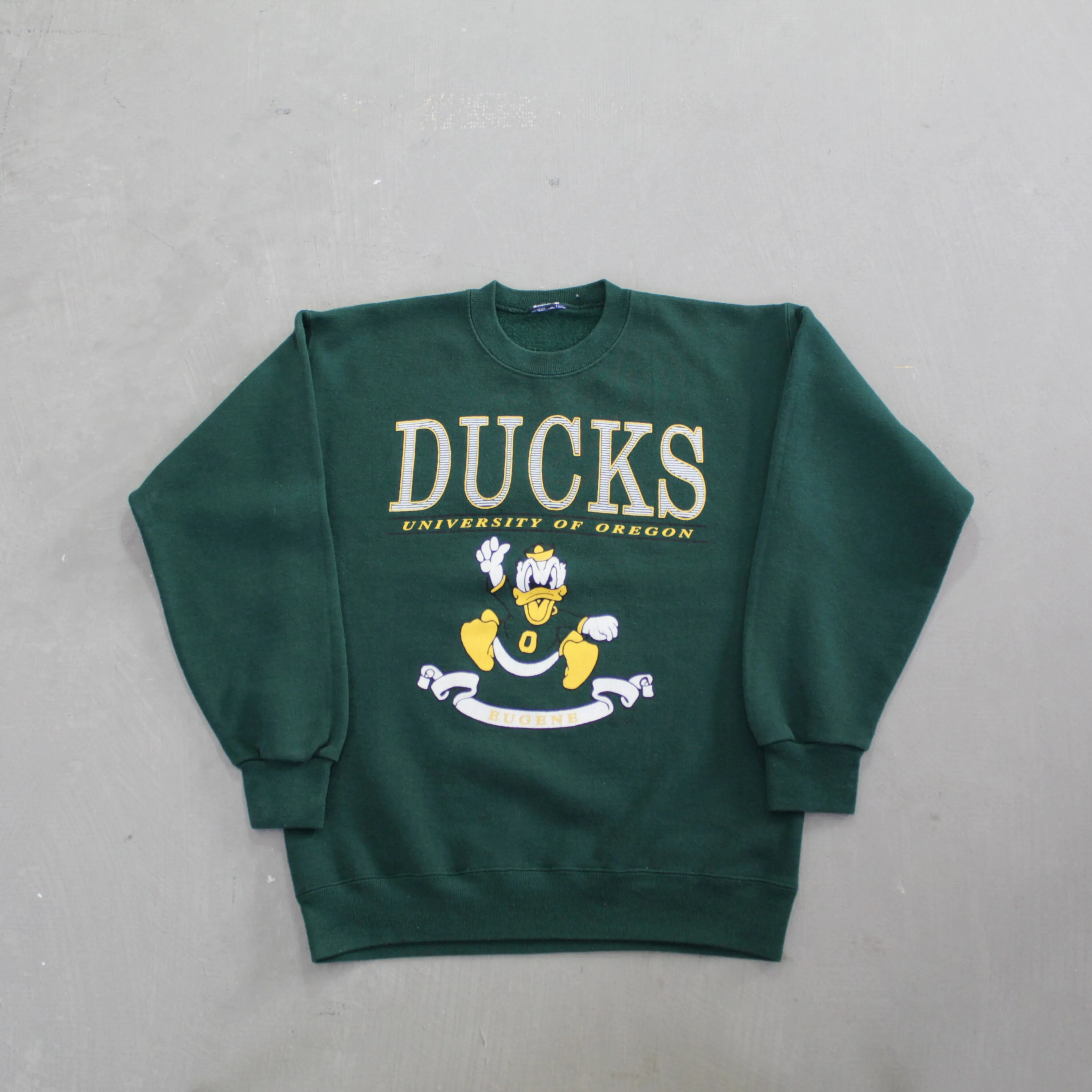 D- Vintage University Of Oregon Ducks Mascot Crewneck sold by HG Vintage