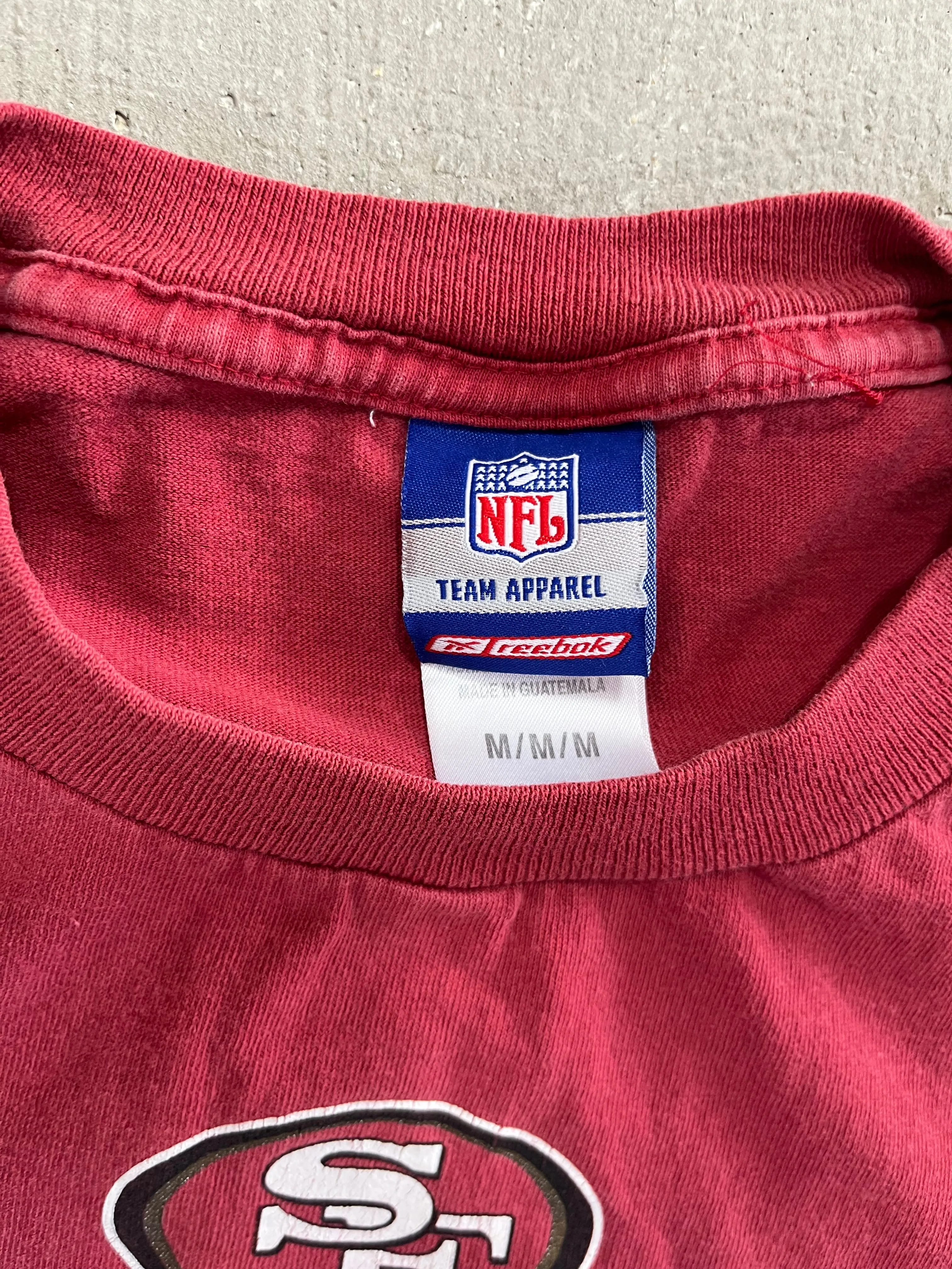 D- Vintage San Francisco 49ers NFL Reebok Text Tee sold by HG Vintage product image thumbnail 3