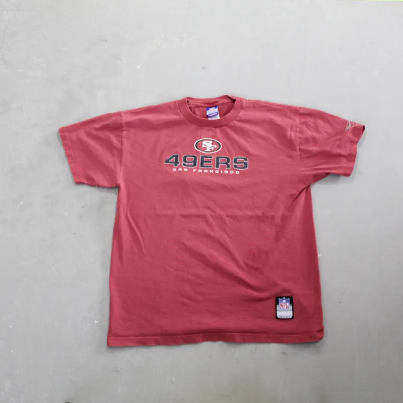 D- Vintage San Francisco 49ers NFL Reebok Text Tee sold by HG Vintage