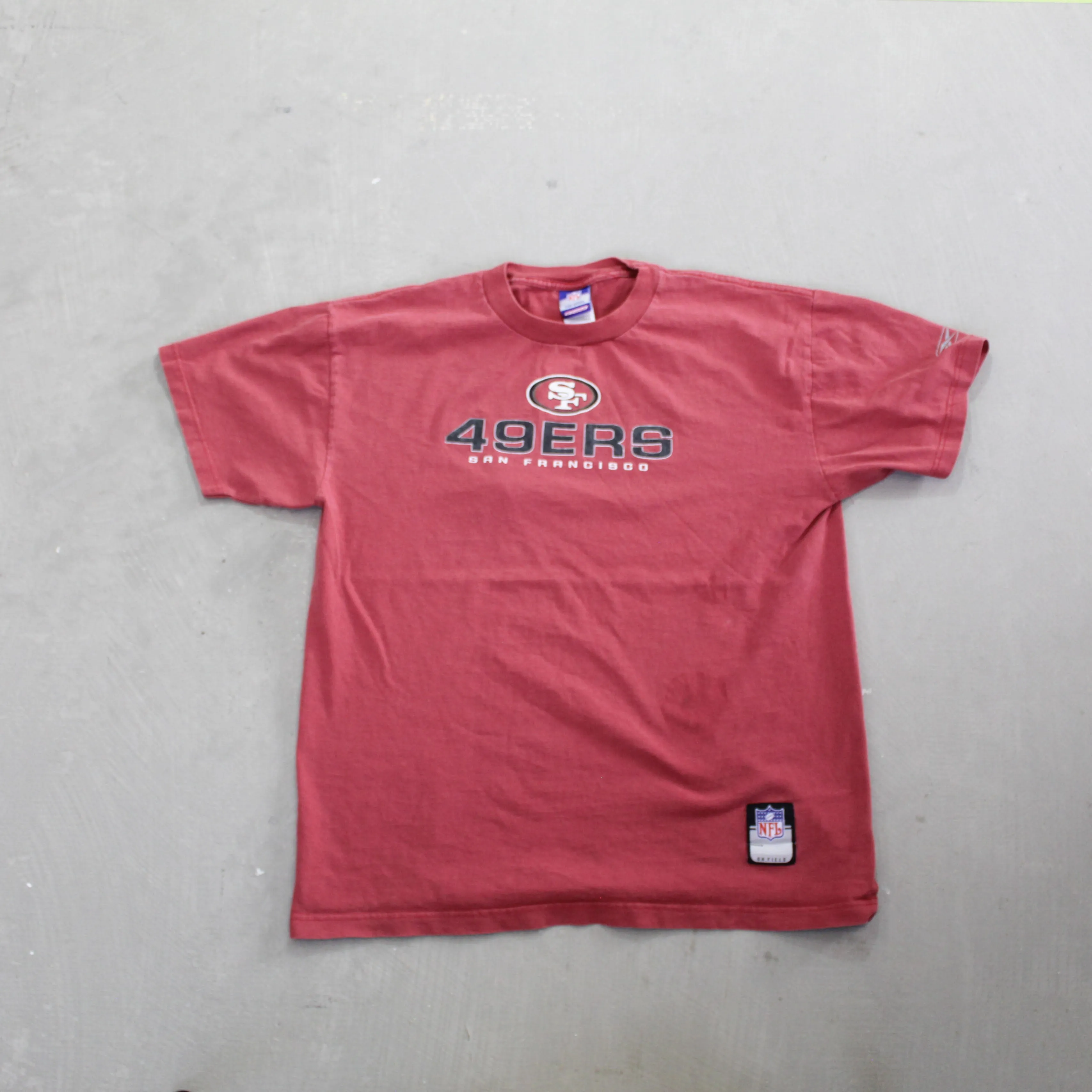 D- Vintage San Francisco 49ers NFL Reebok Text Tee sold by HG Vintage